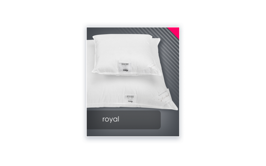 Poduszka puch gęsi ROYAL 50x60 cm