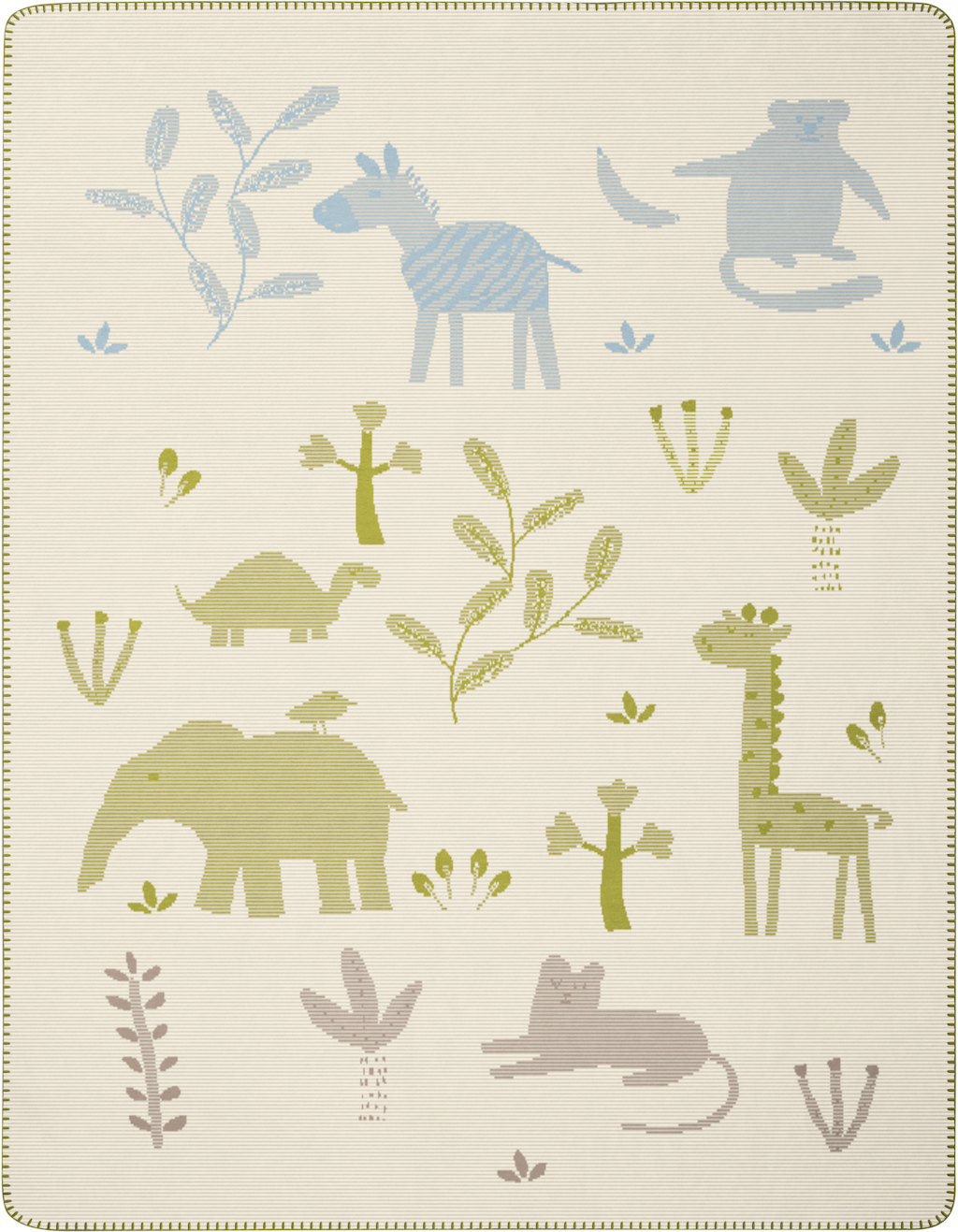 Kocyk dziecięcy 75x100 cm Lovely & Sweet SAFARI