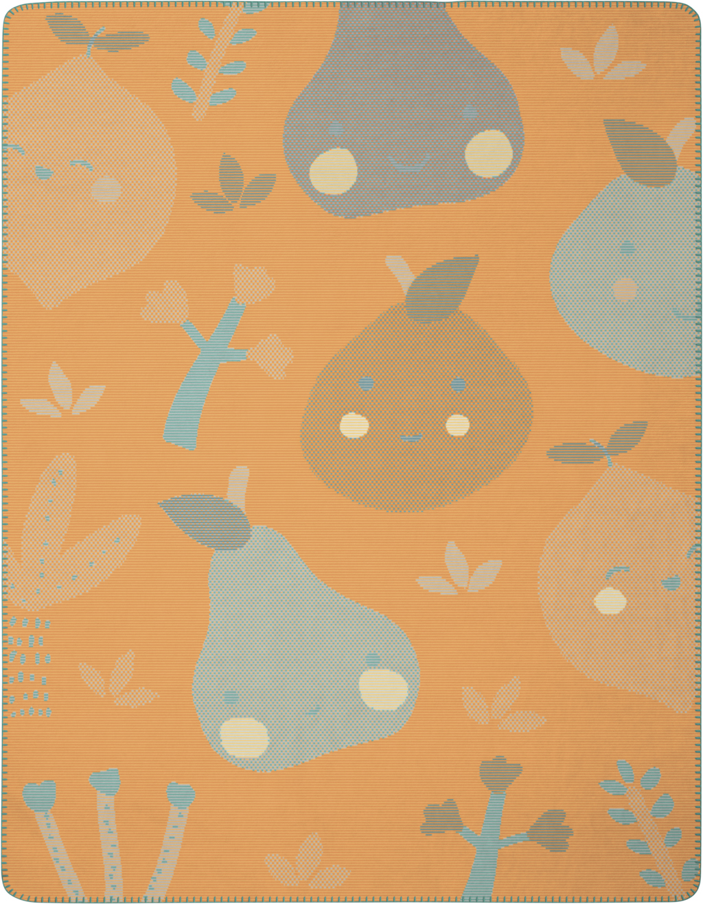 Kocyk dziecięcy 75x100 cm Little Fruits TERRA