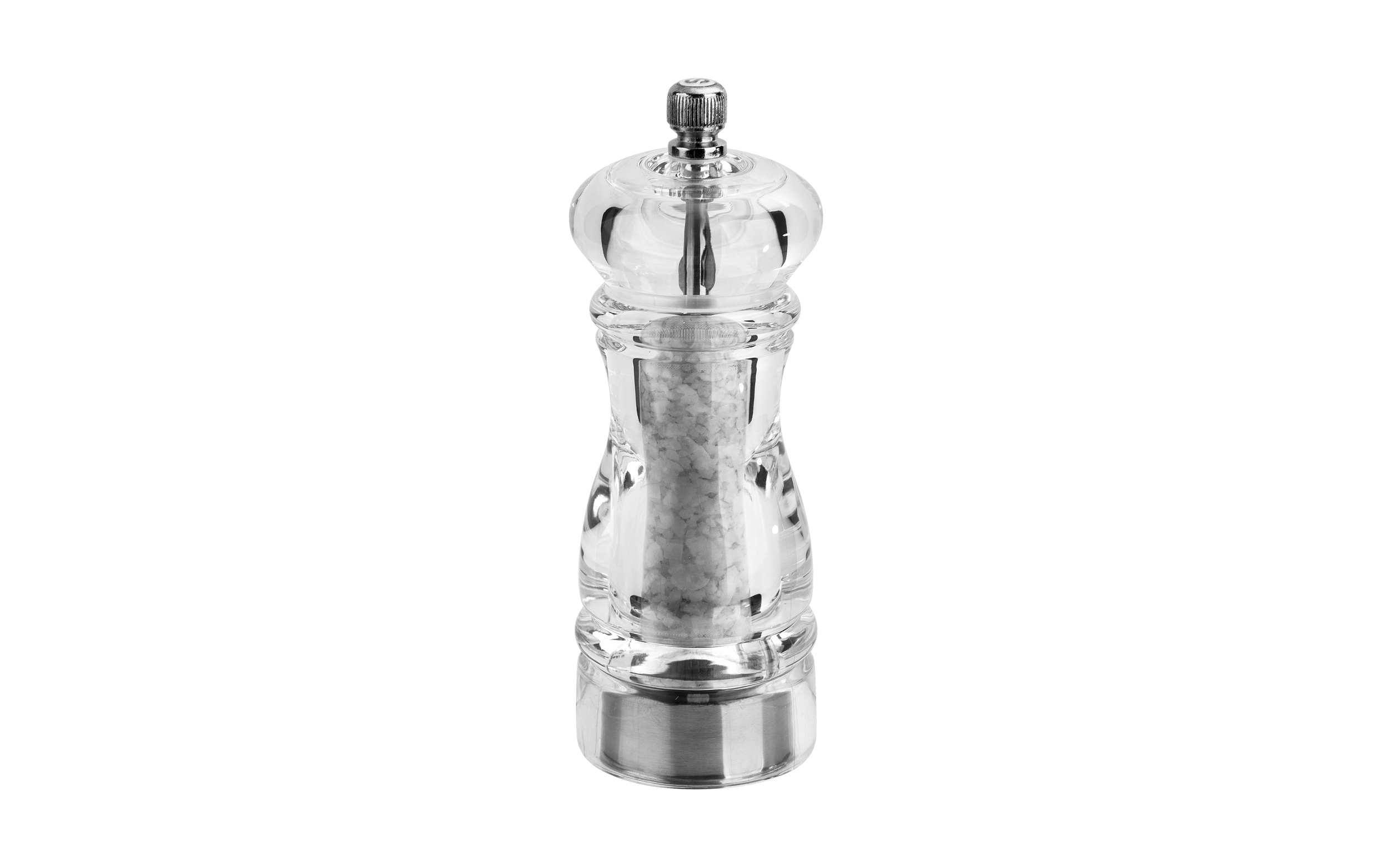 Młynek do soli przezroczysty Professional Aps 40541