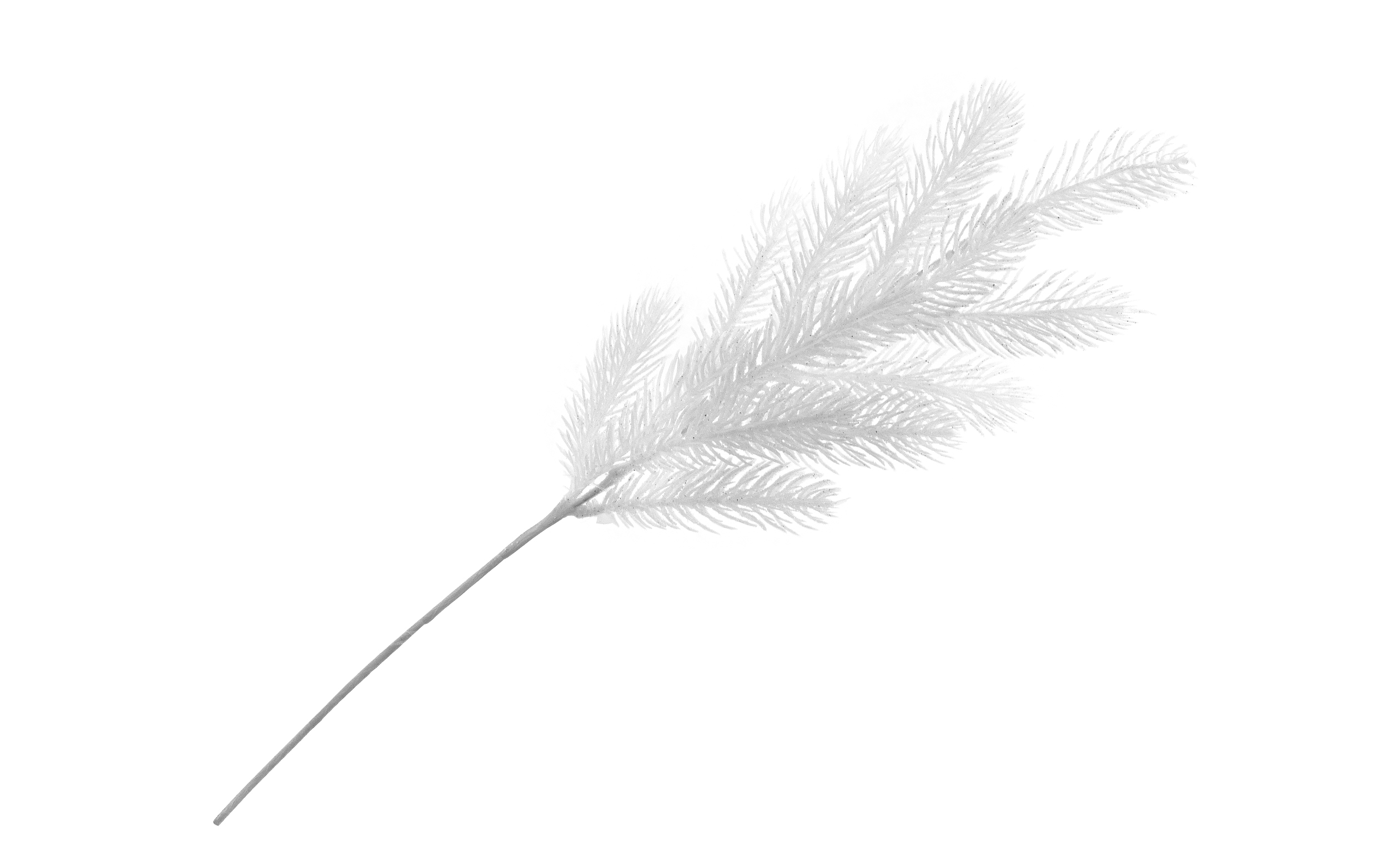 Gałązka ozdobna biała jodła 52cm