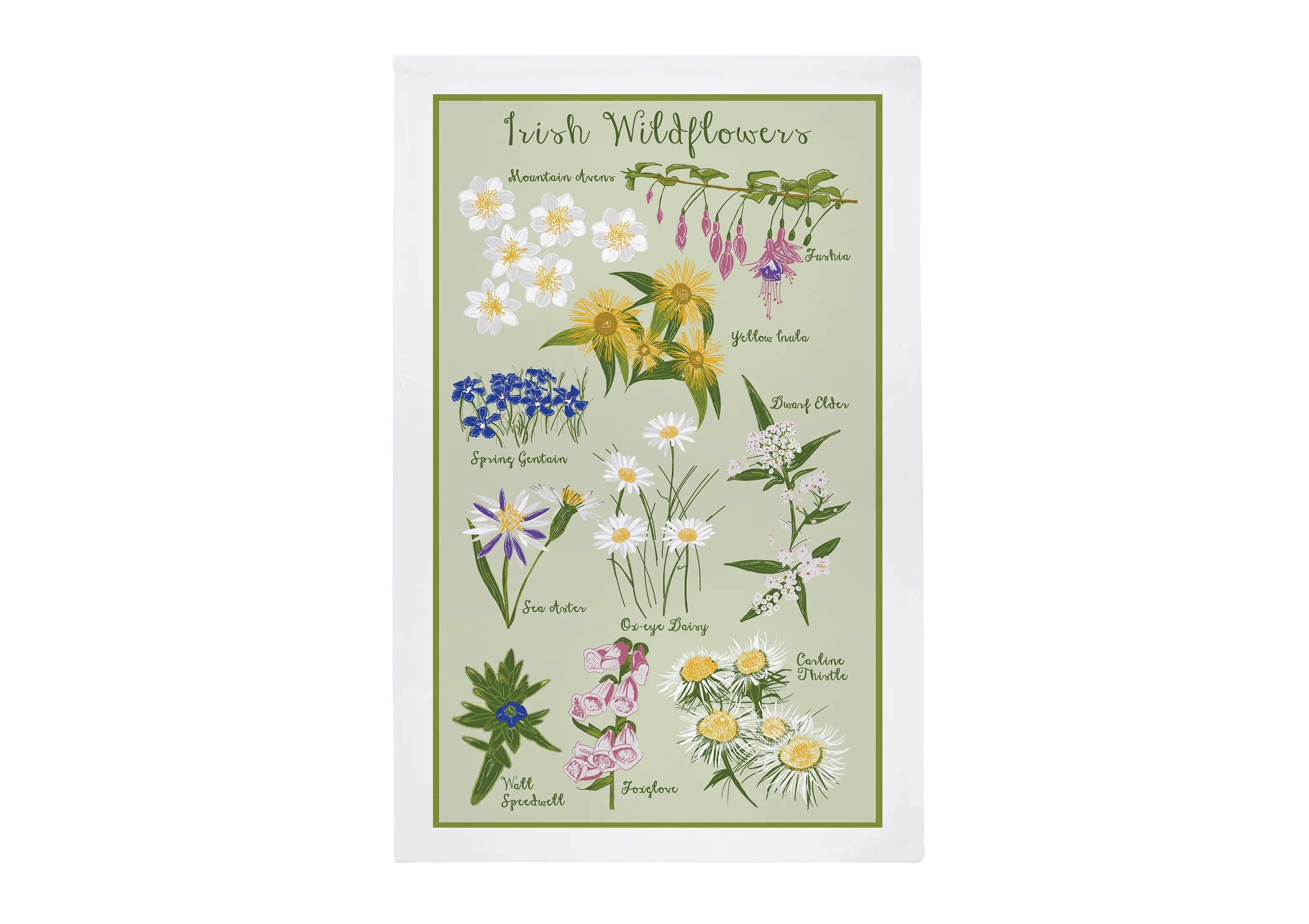 Ściereczka kuchenna 48x74 cm Irish Wildflowers 022IRW2