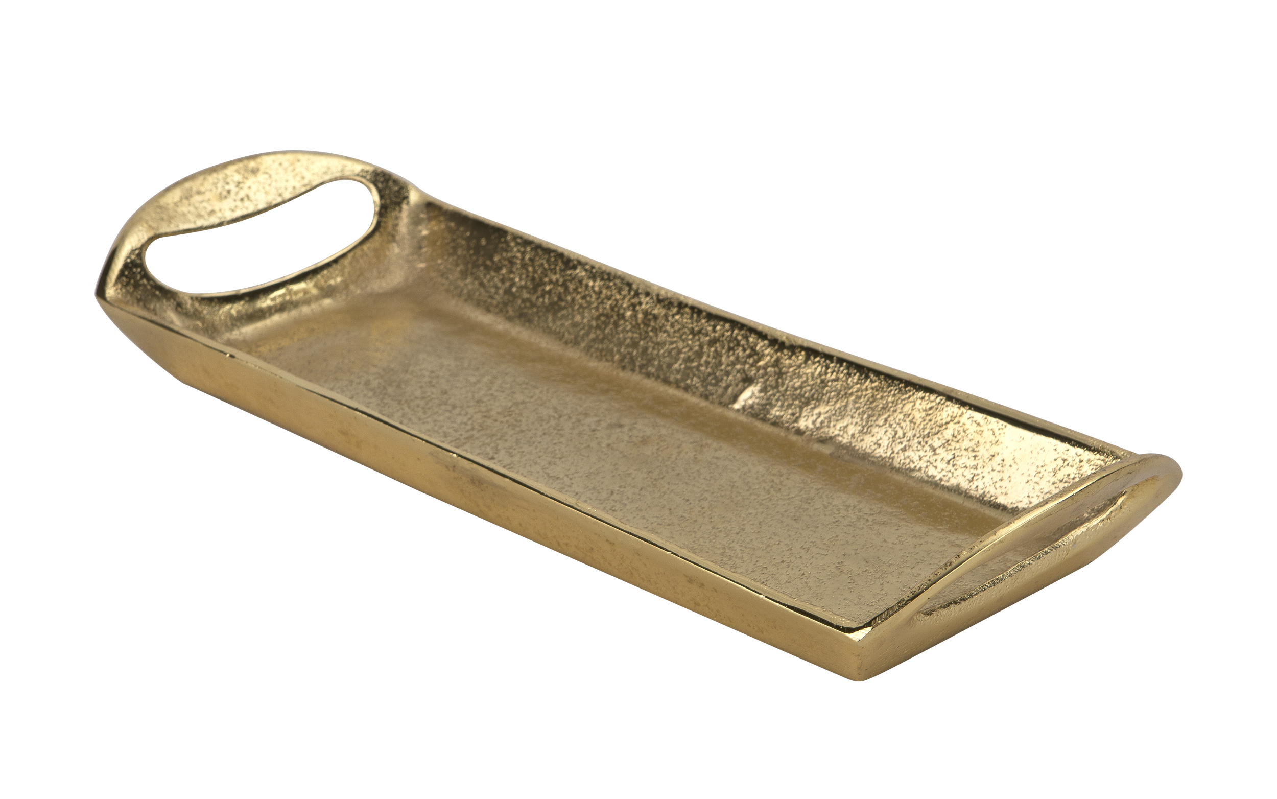 Taca dekoracyjna 32,5x12x5 cm złota EW2589