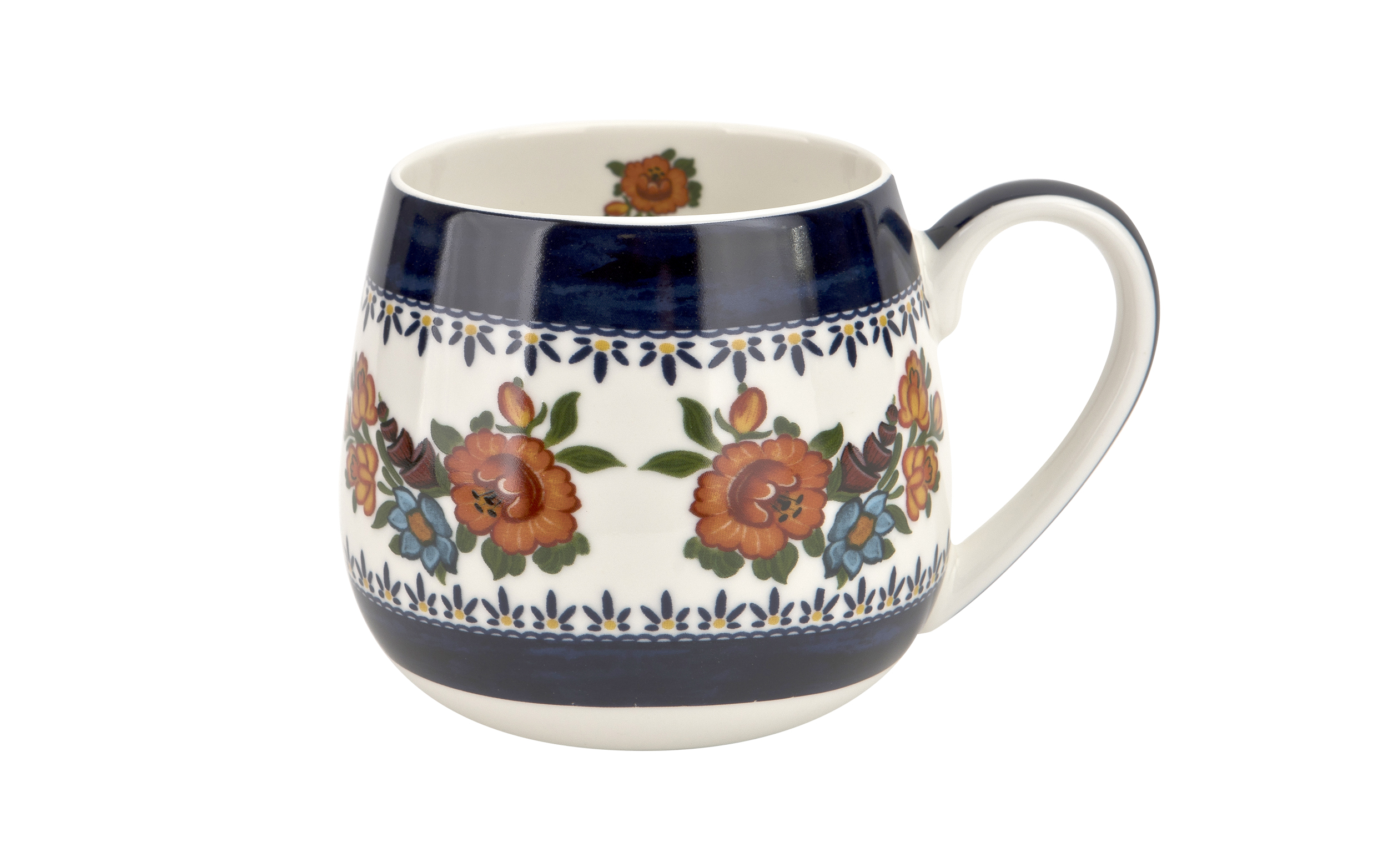 Kubek porcelanowy baryłka 430 ml Indigo 2