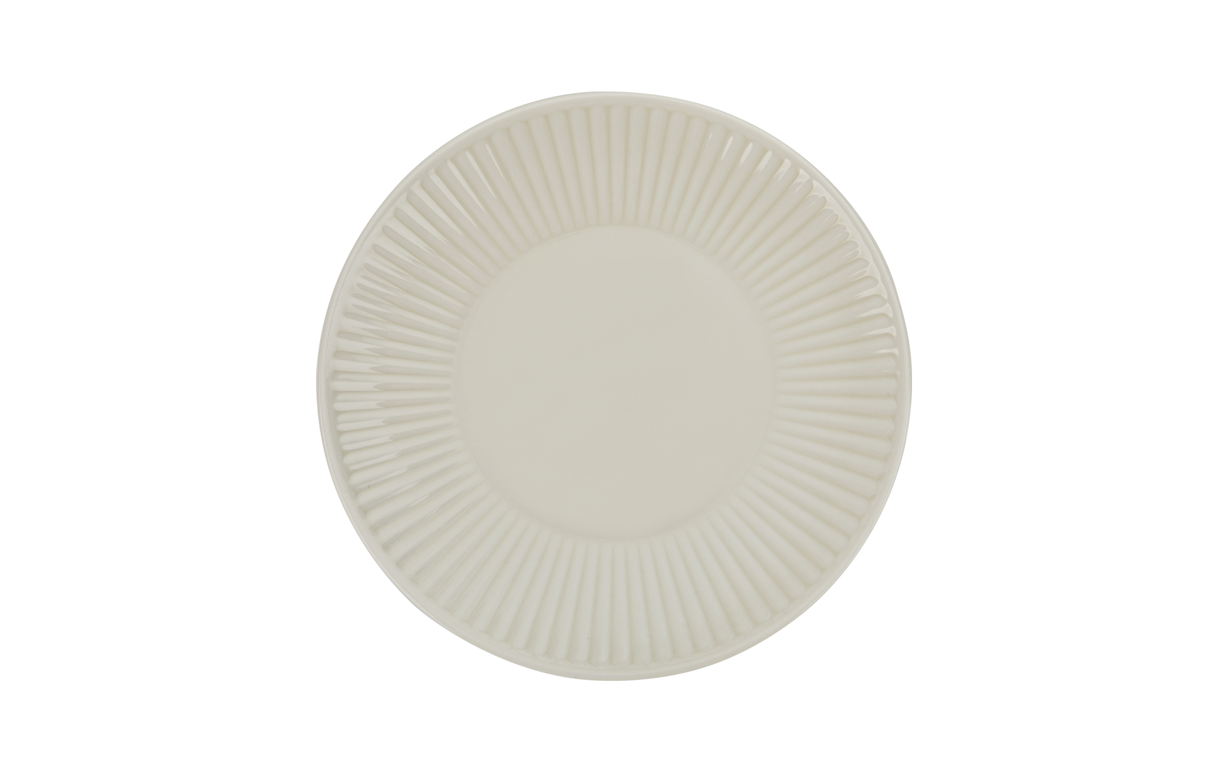 Talerz deserowy 21 cm Dalia Kremowa