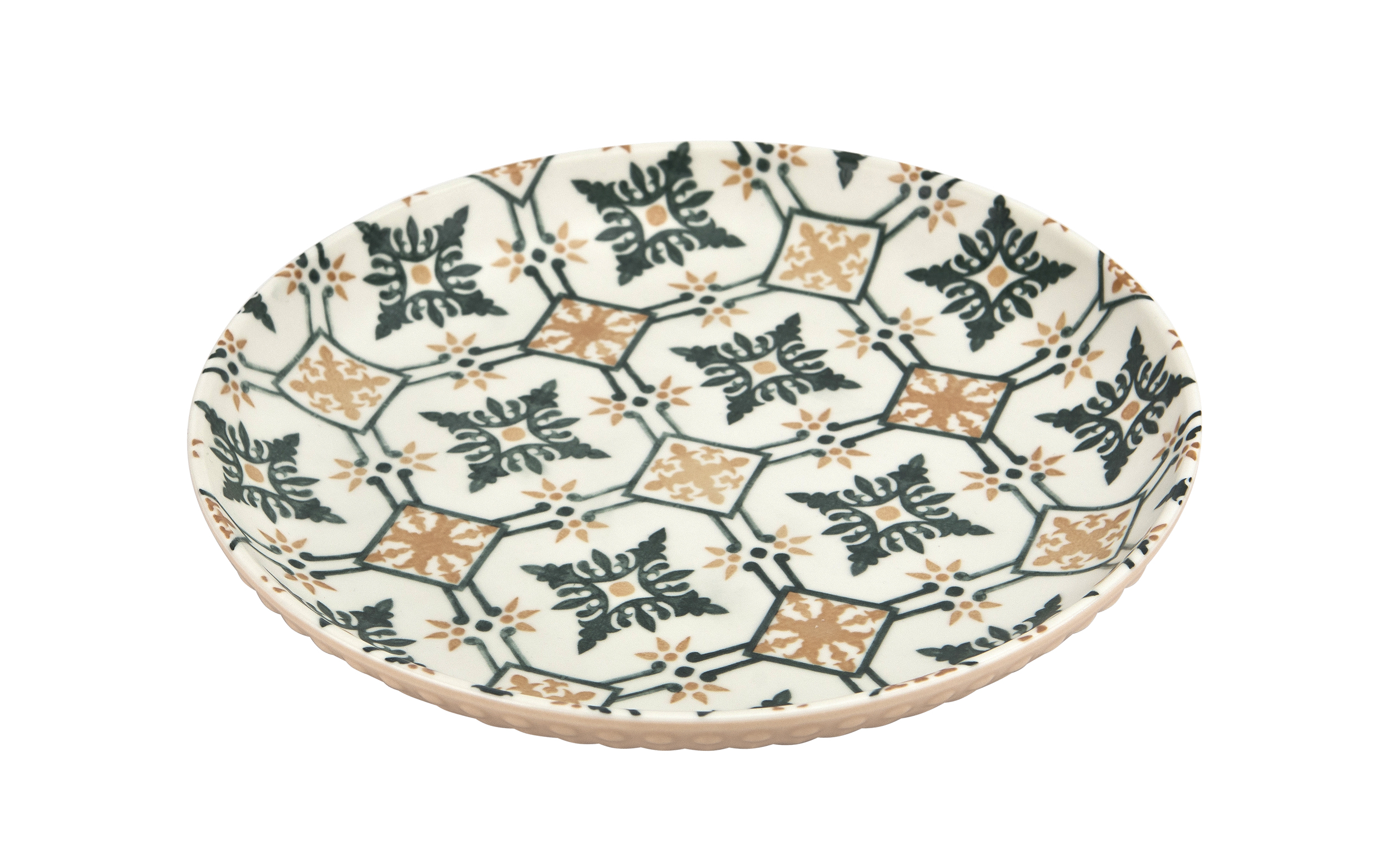 Talerz płytki 26cm Mosaique Beige Decal