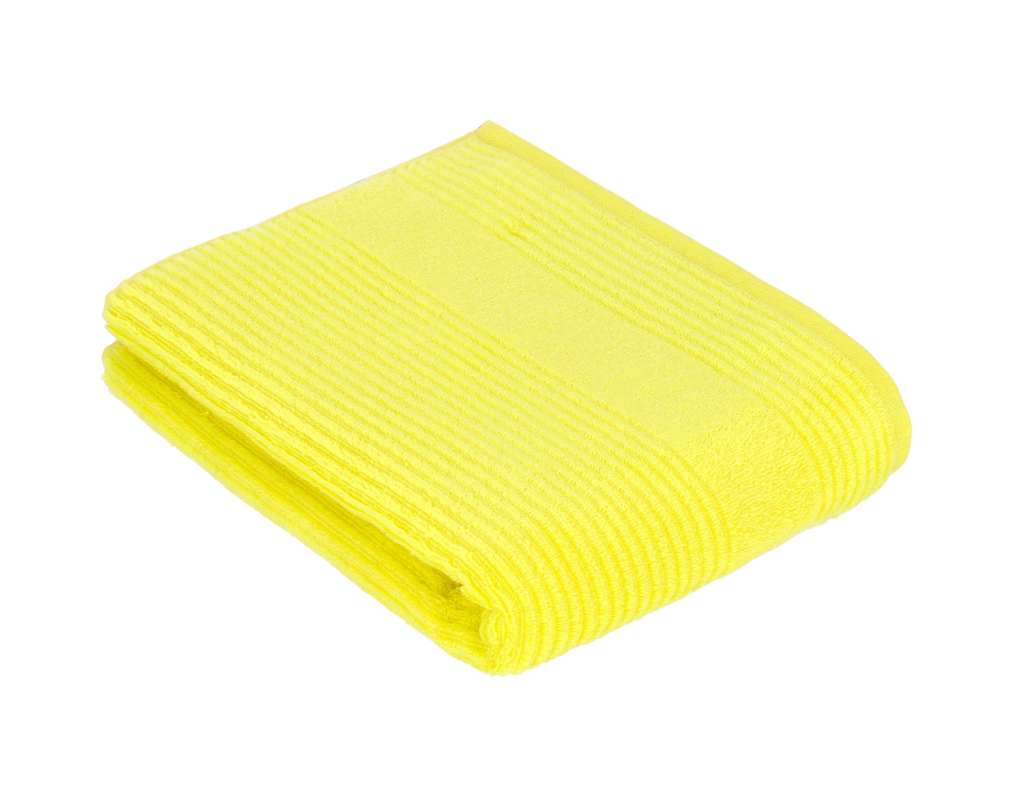 Ręcznik bawełniany 67x140 cm Tomorrow 139 Electric Yellow biodegradowalny