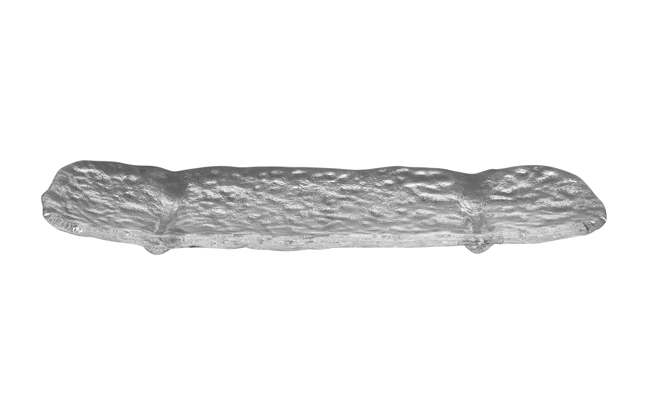 Patera dekoracyjna szklana 38x11 cm ER0868