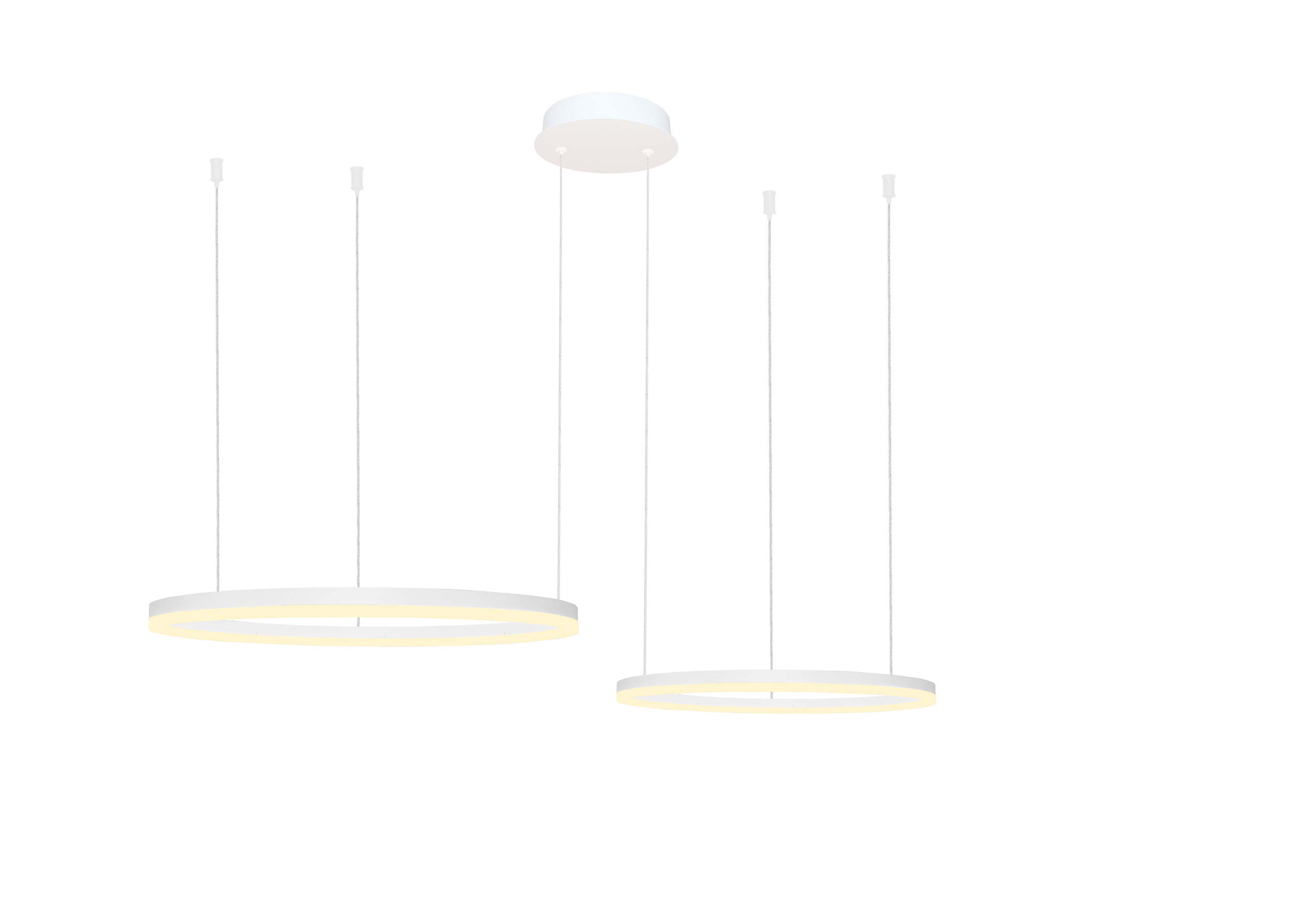 Lampa HALO PENDANT 80+60 CCT BK + REMOTE CONTROL
