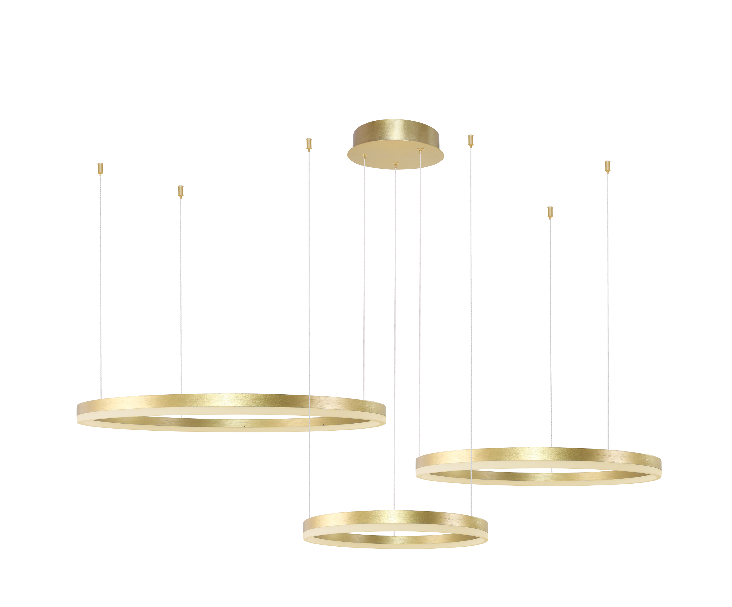Lampa HALO PENDANT 100+80+60 CCT BK + REMOTE CONTROL