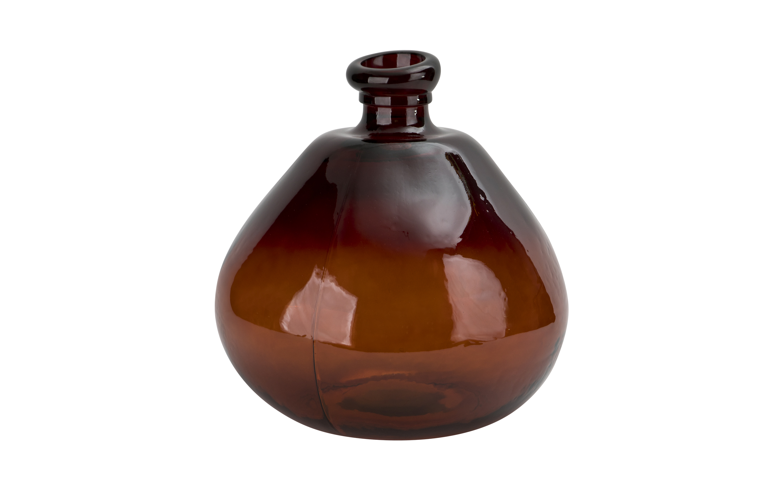 Wazon szklany 32 cm brązowy Gradient Nature San Miguel recykling