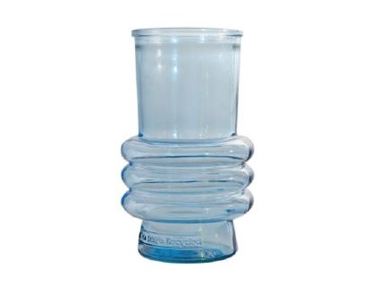 Wazon szklany 17 cm Altea niebieski 4869 San Miguel recykling