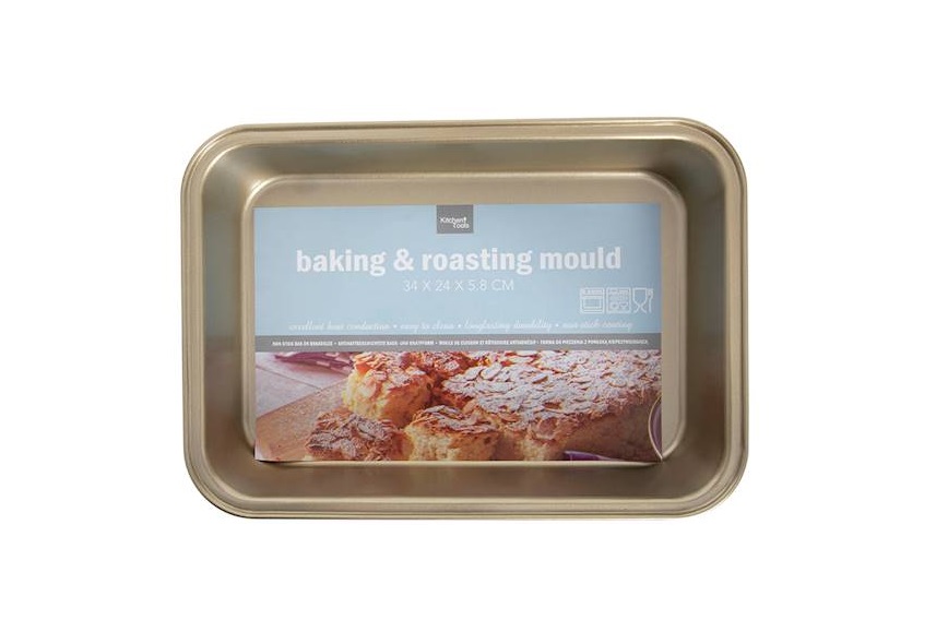 Forma do ciasta 34x24 cm Kitchen Tools blacha prostokątna
