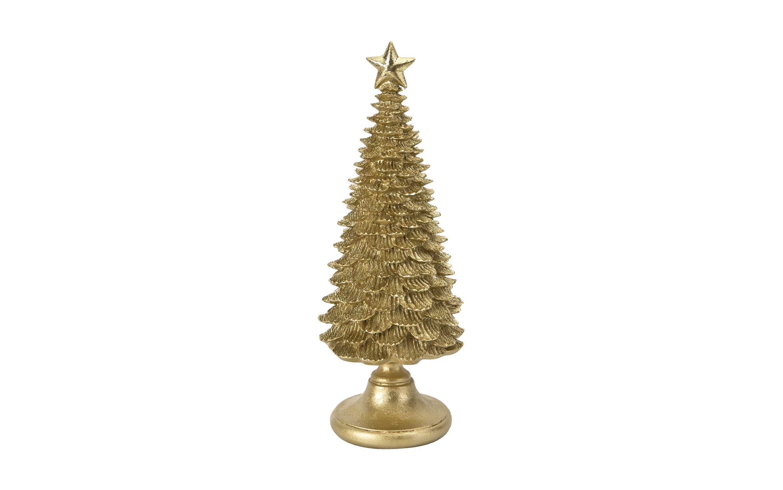 Figurka świąteczna Choinka złota 42,5 cm 171471