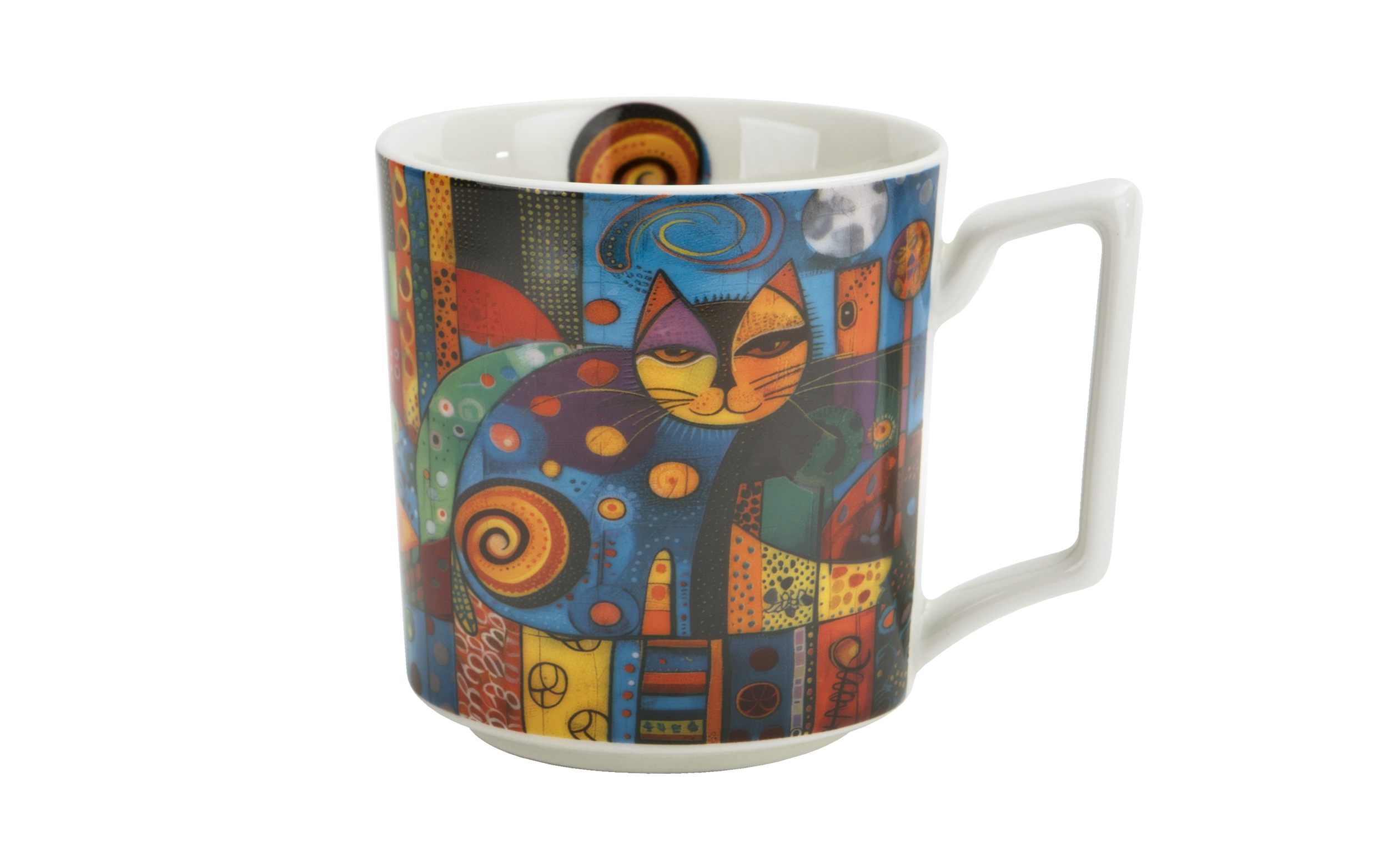 Kubek porcelanowy 450 ml Modern Cat