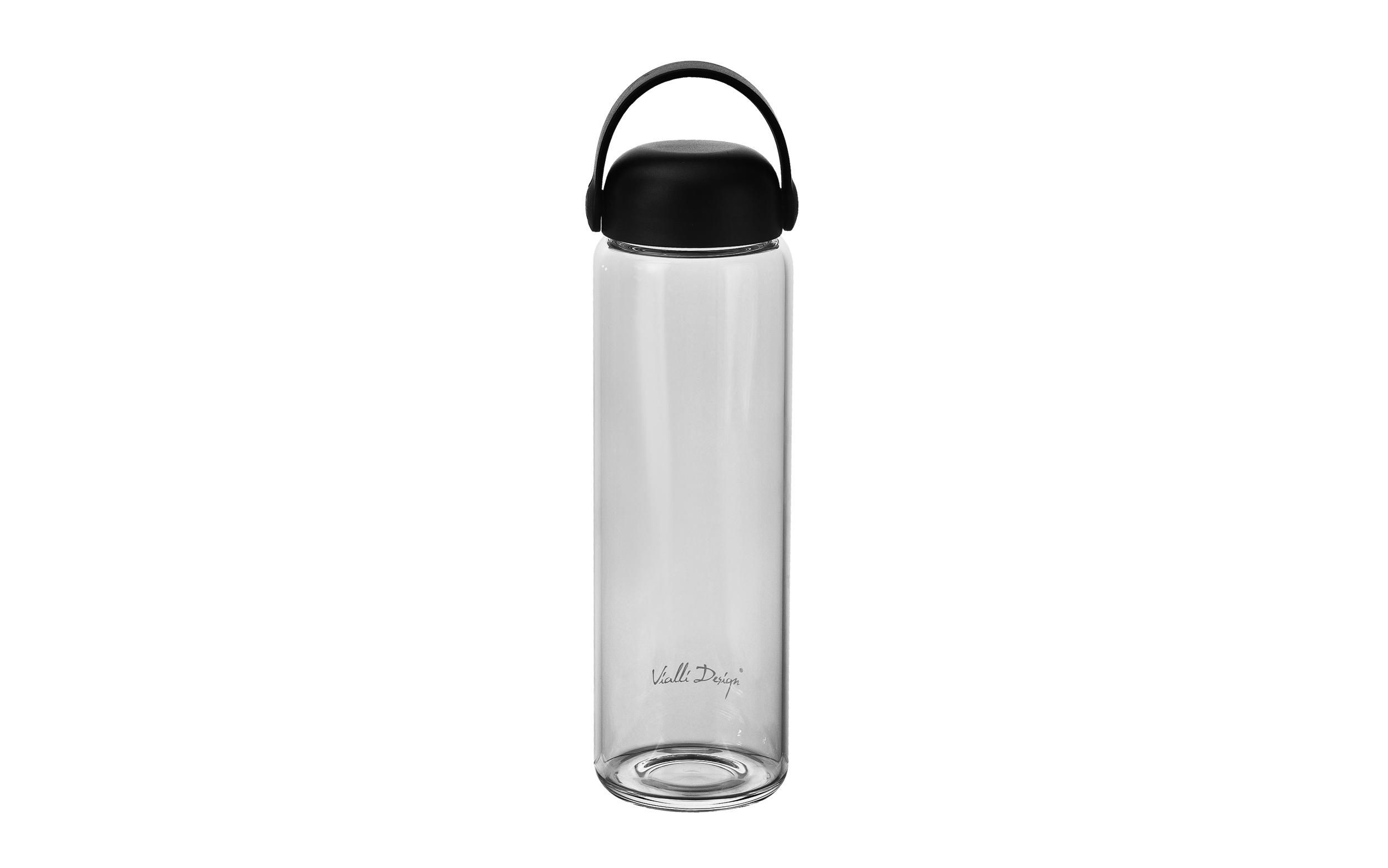 Szklana butelka na wodę 540 ml Fuori czarna
