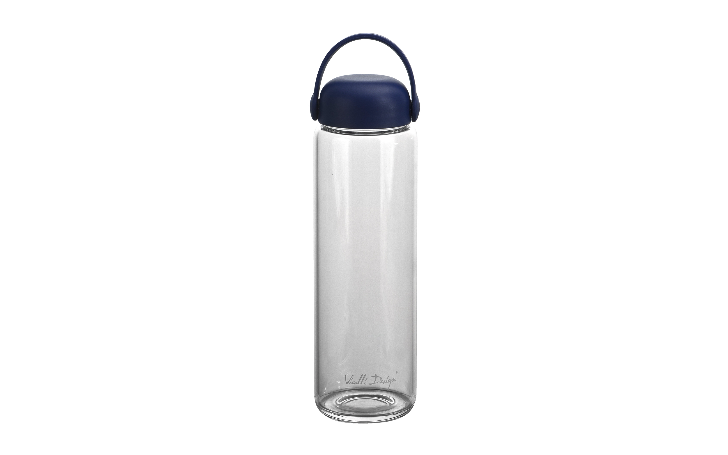 Szklana butelka na wodę 540 ml Fuori granatowa