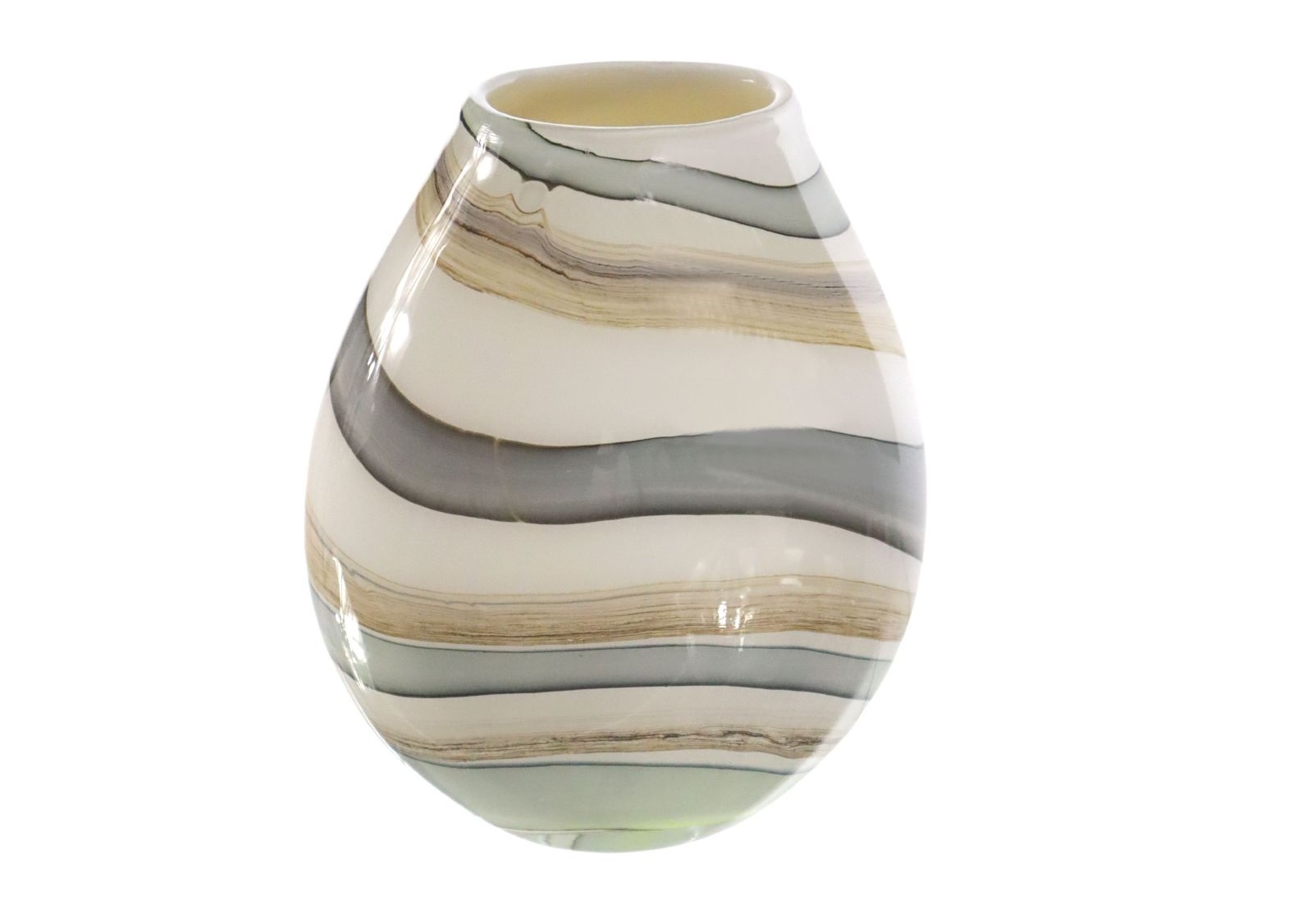 Wazon szklany 20 cm 2341/C125 kolory Ziemi