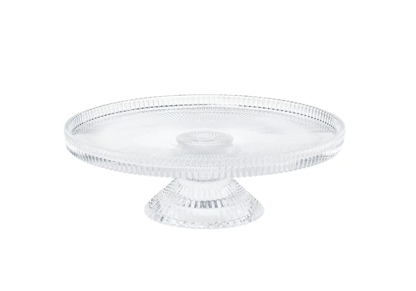 Patera 24 cm Curly przeźroczysta AMBITION