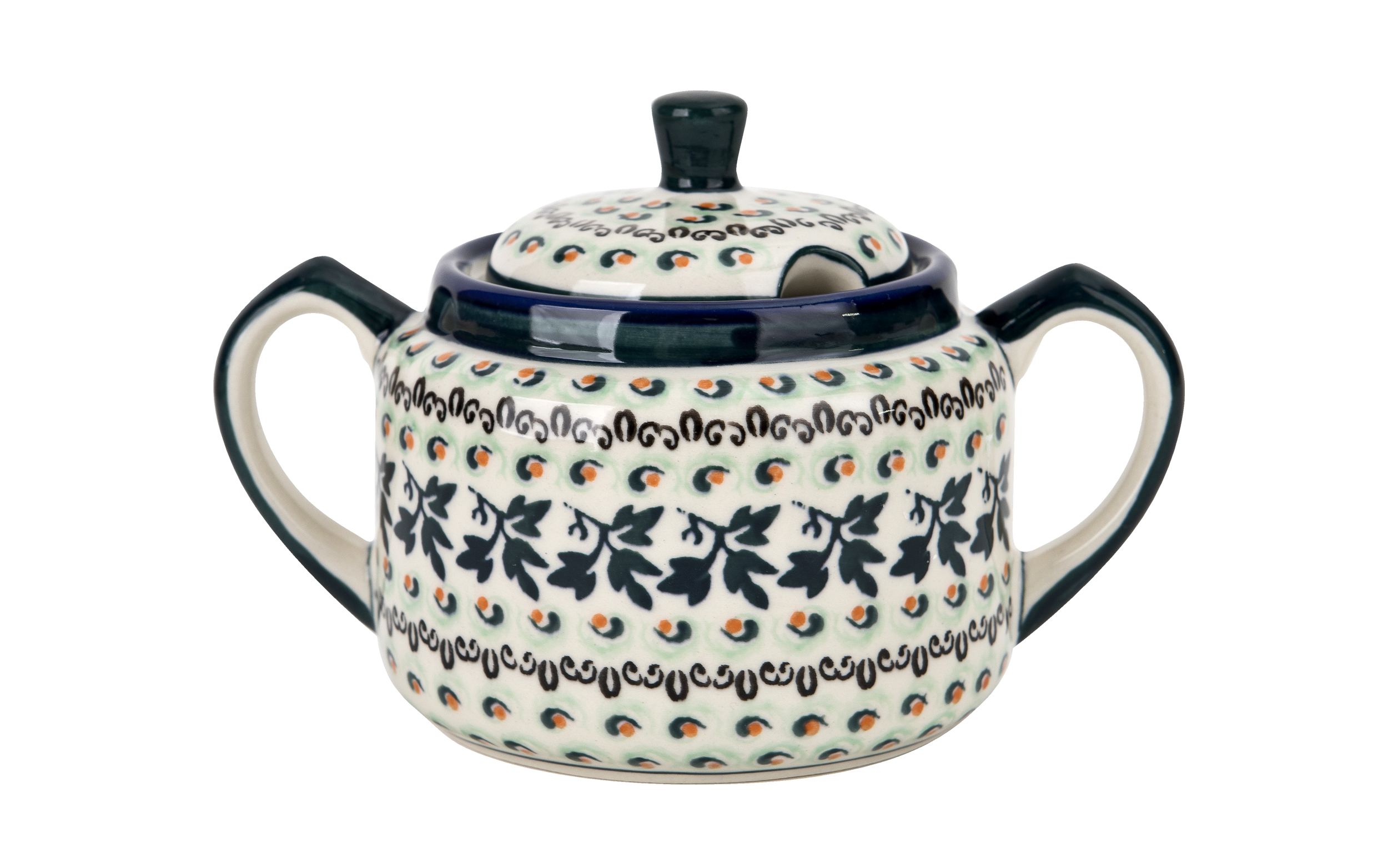 Cukiernica 350 ml z pokrywką GU-885 Bolesławiec Dekor 1165A