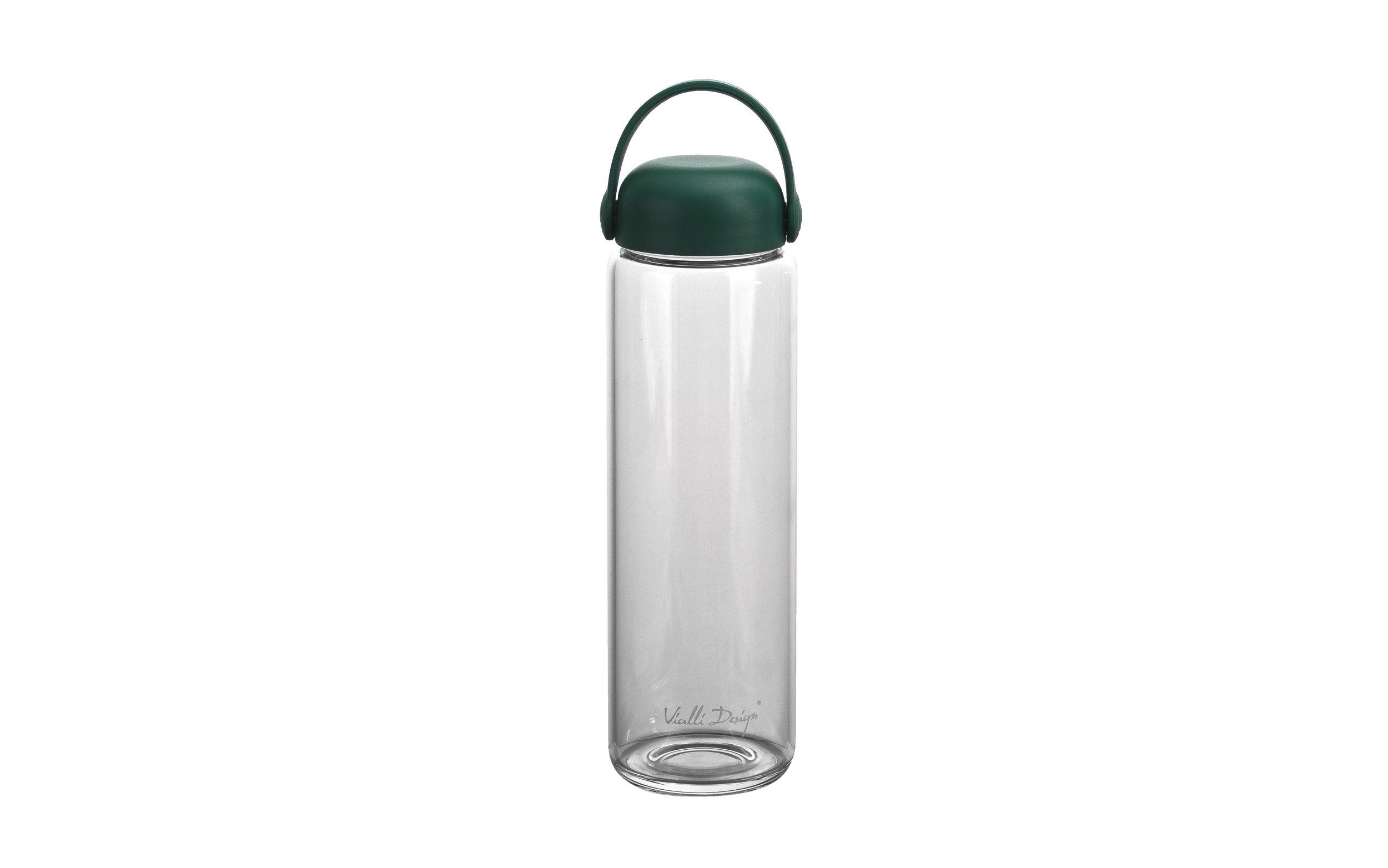 Szklana butelka na wodę 540 ml Fuori zielona