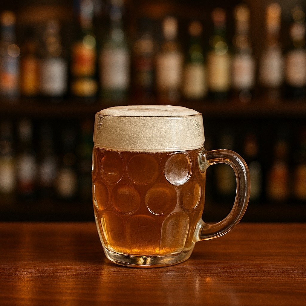 Kufel szklany do piwa 0,3 L Oberglas, solidny trwały