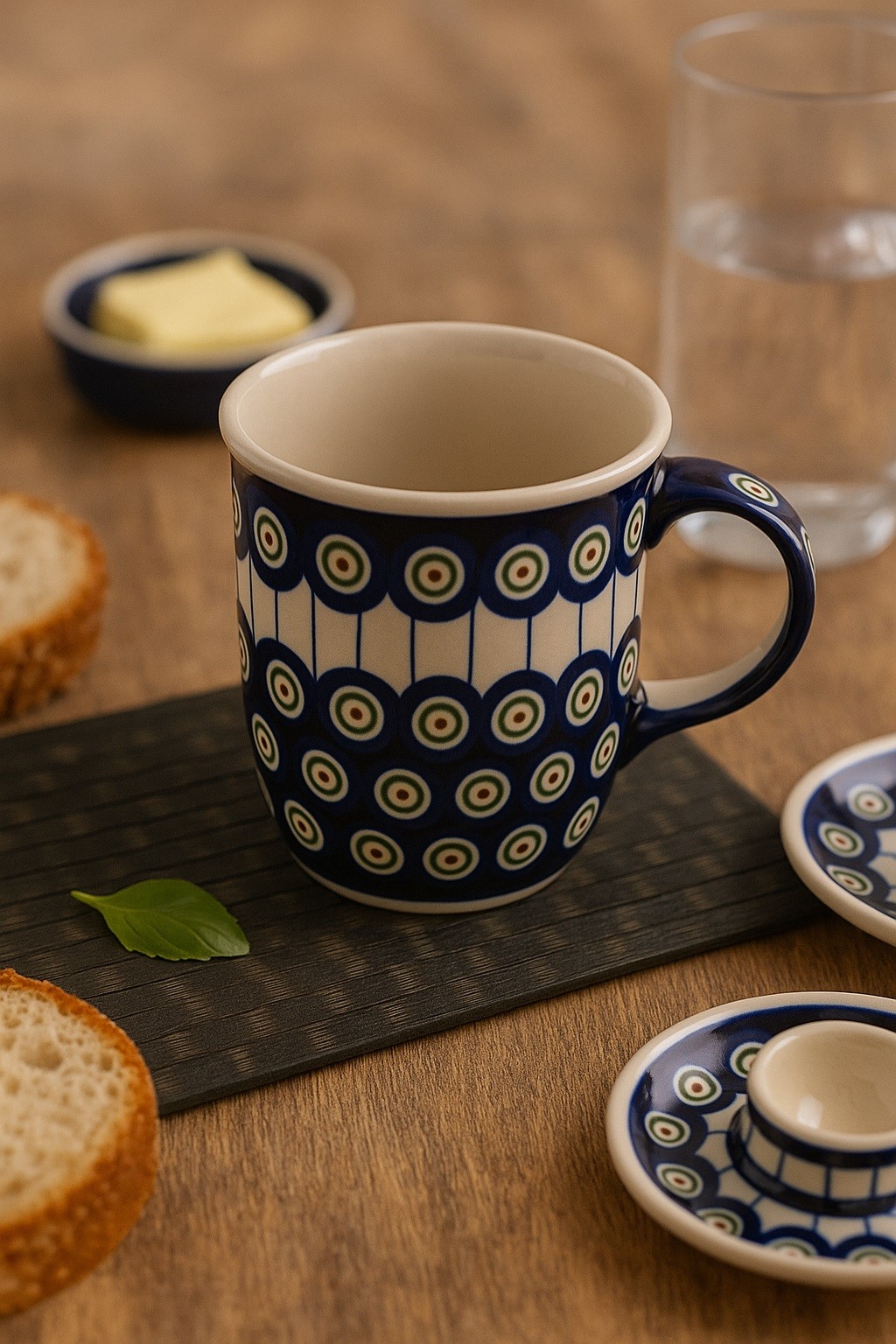 Kubek ceramiczny 350 ml Bolesławiec Kropki 8