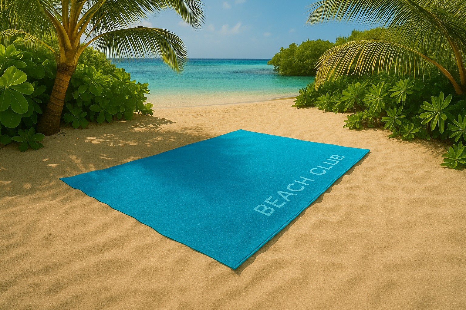 Ręcznik plażowy 100x180 cm Beach Club turquise 557
