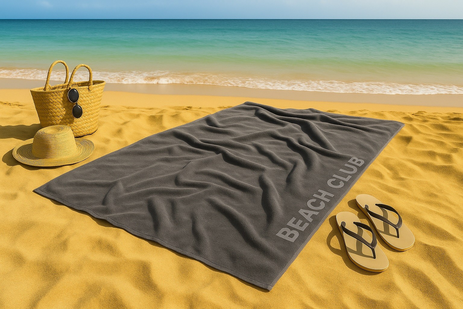 Ręcznik plażowy 100x180 cm Beach Club flanel 740