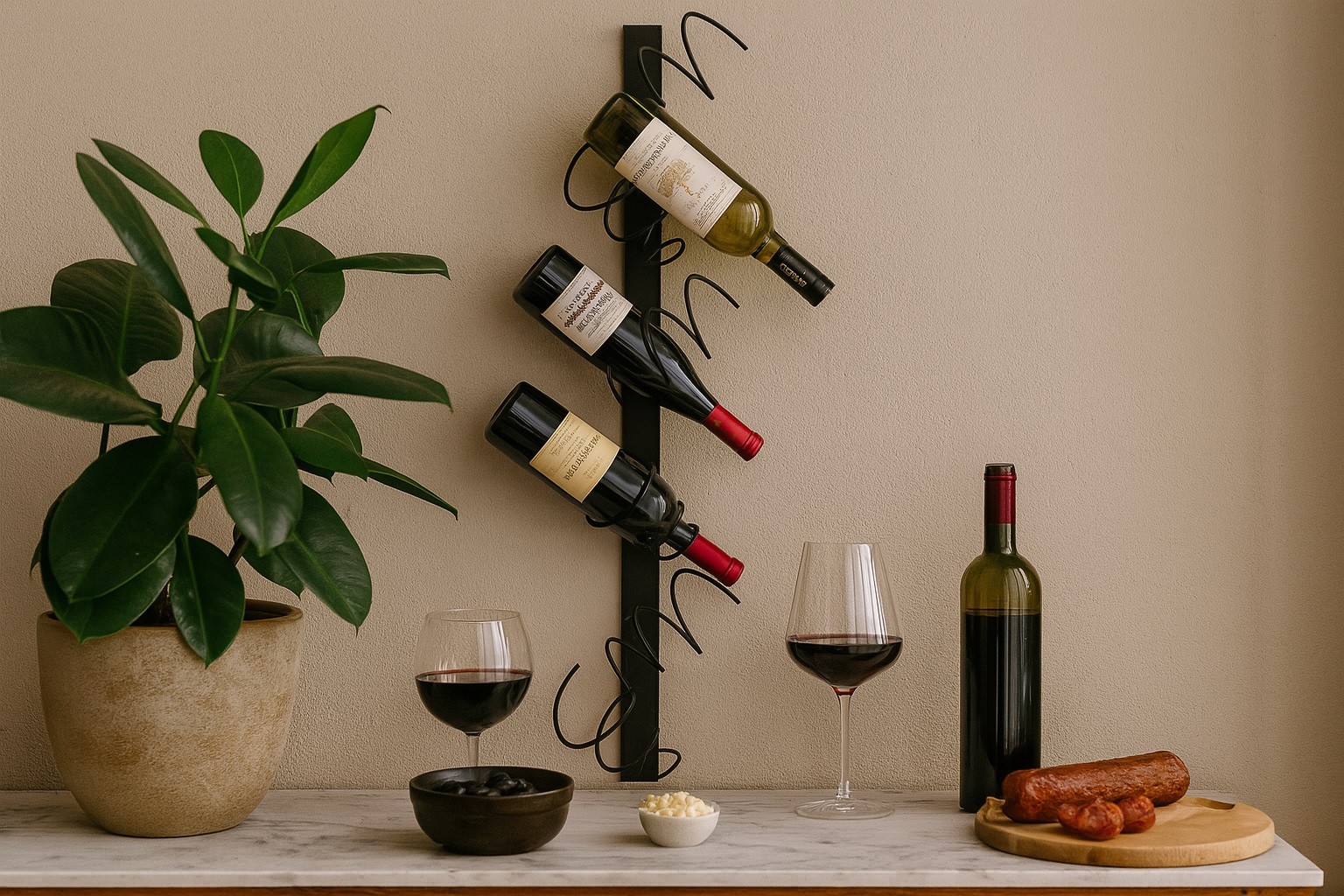 Wieszak na wino
