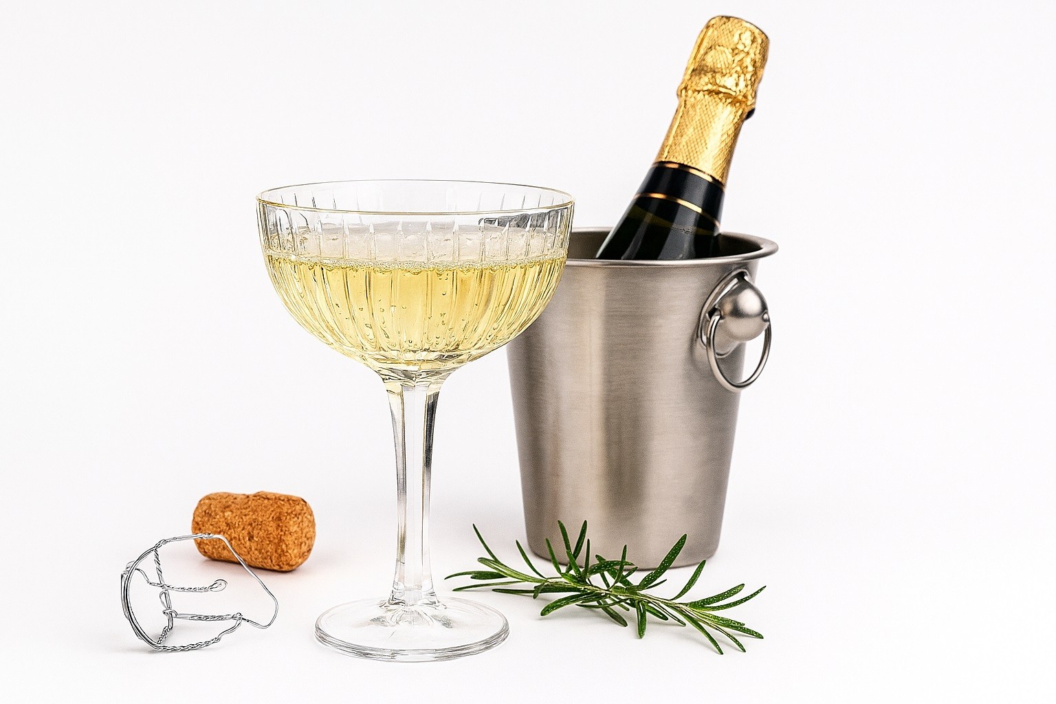 Kieliszek kryształowy do szampana/koktajlowy 370 ml Skylin
