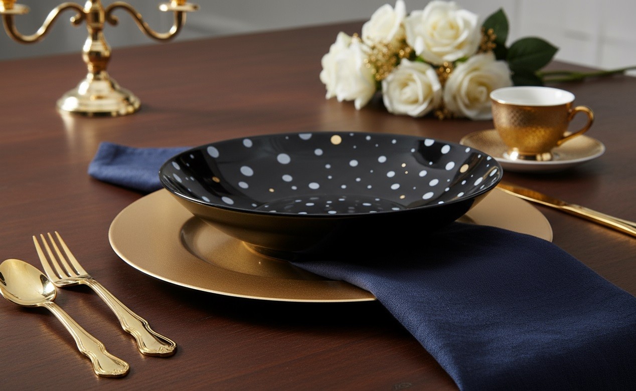 Talerz głęboki Black Galaxy 21 cm