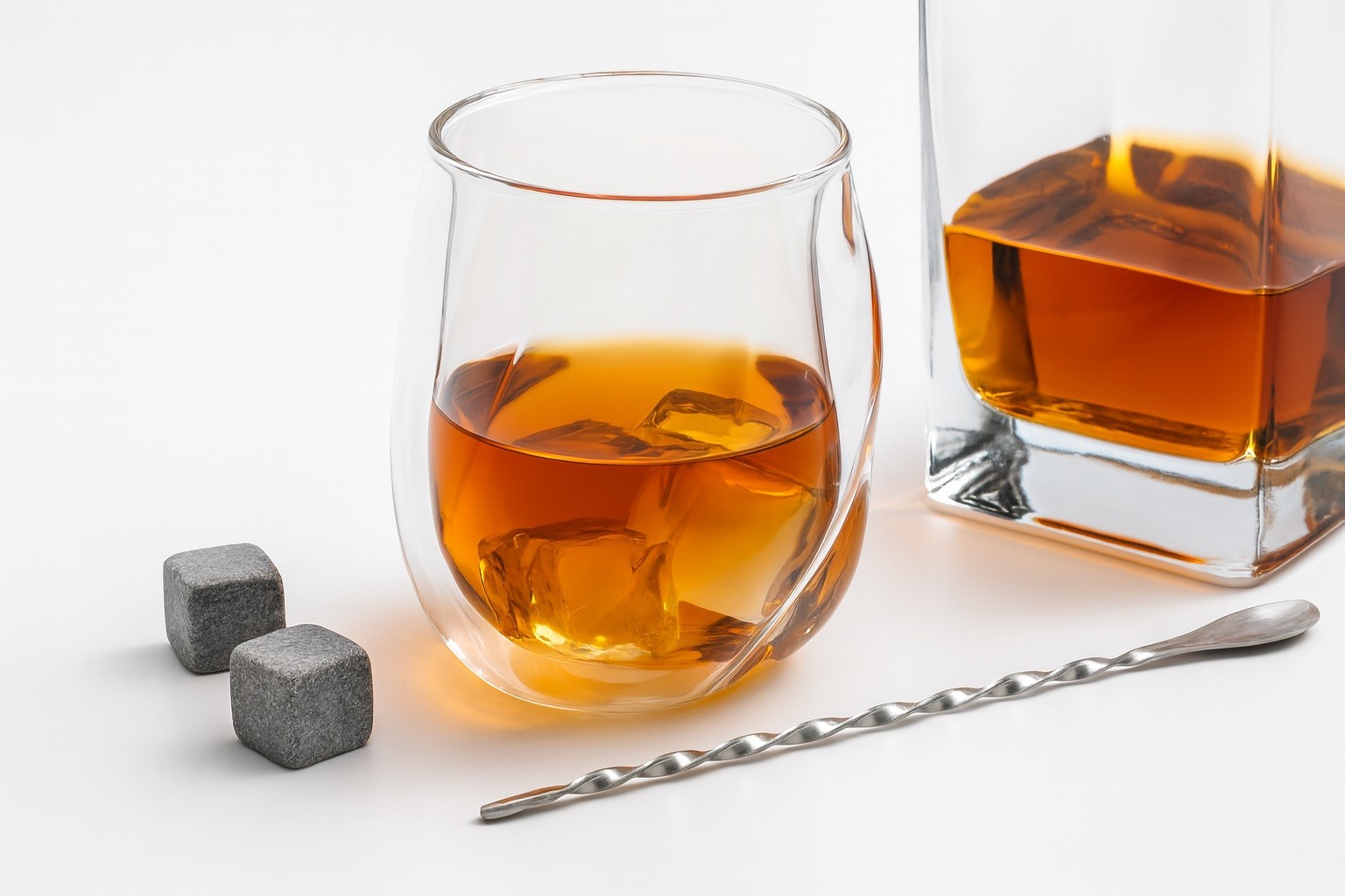 Szklanka do whisky 320 ml Enzo z podwójną ścianką