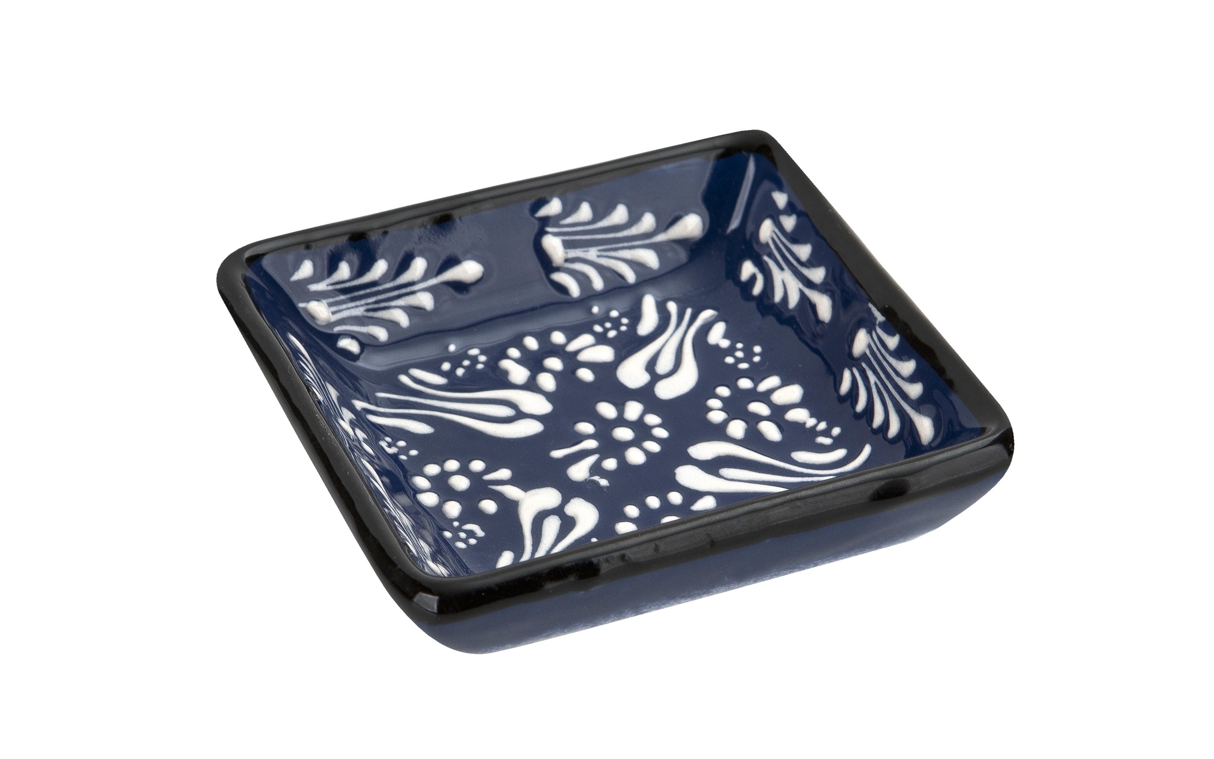 Dip kwadratowy 9 cm ceramiczny Oriental Blue