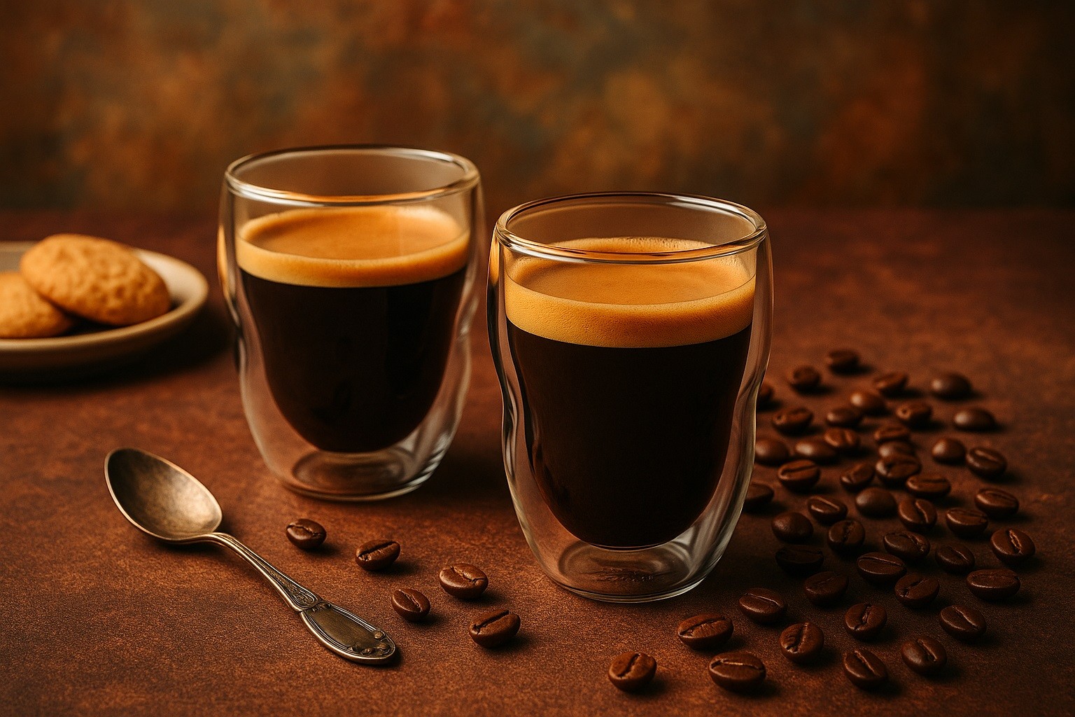 2 szklanki do espresso z podwójną ścianką 70 ml Sferico