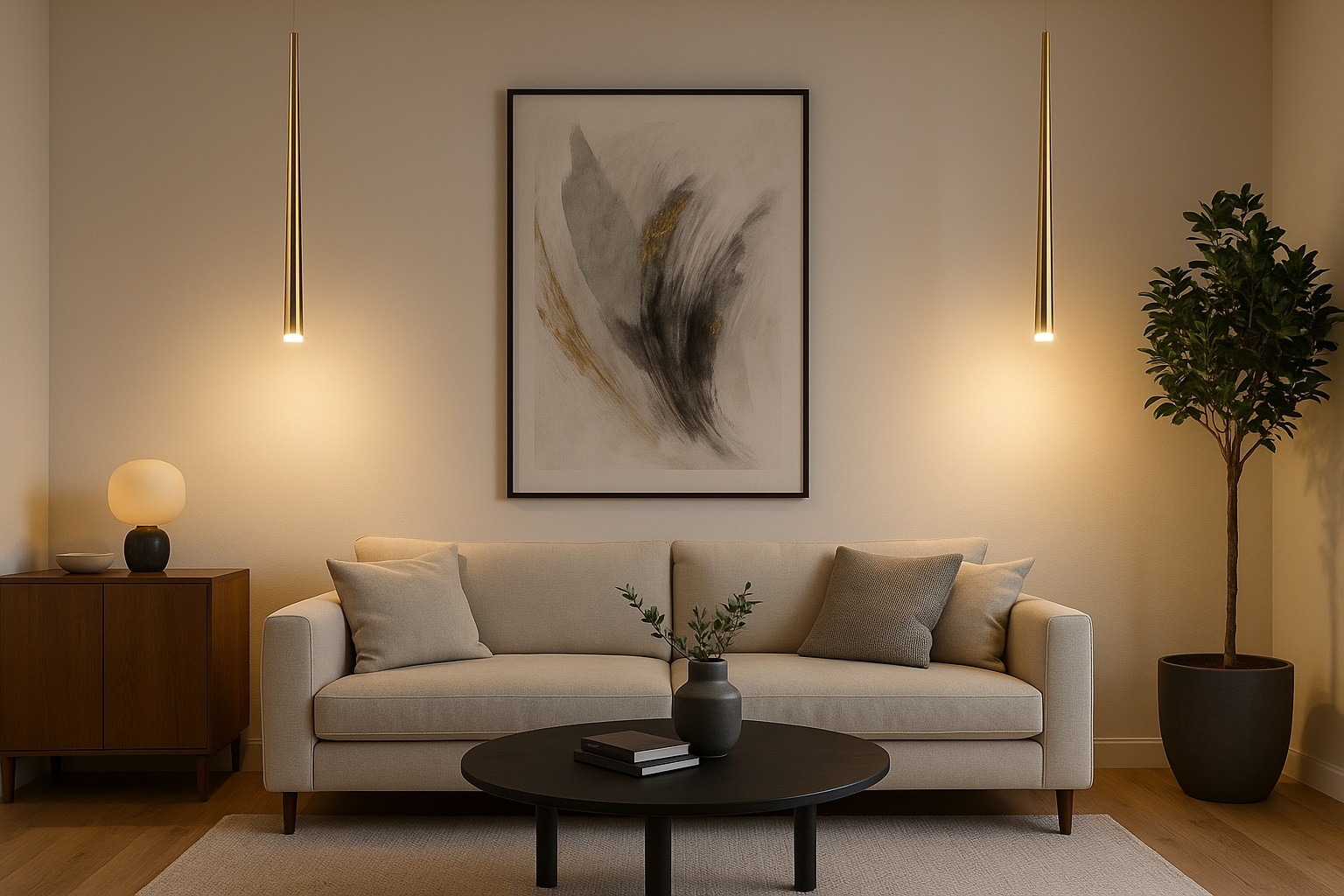 Lampa Louise 1 Gold