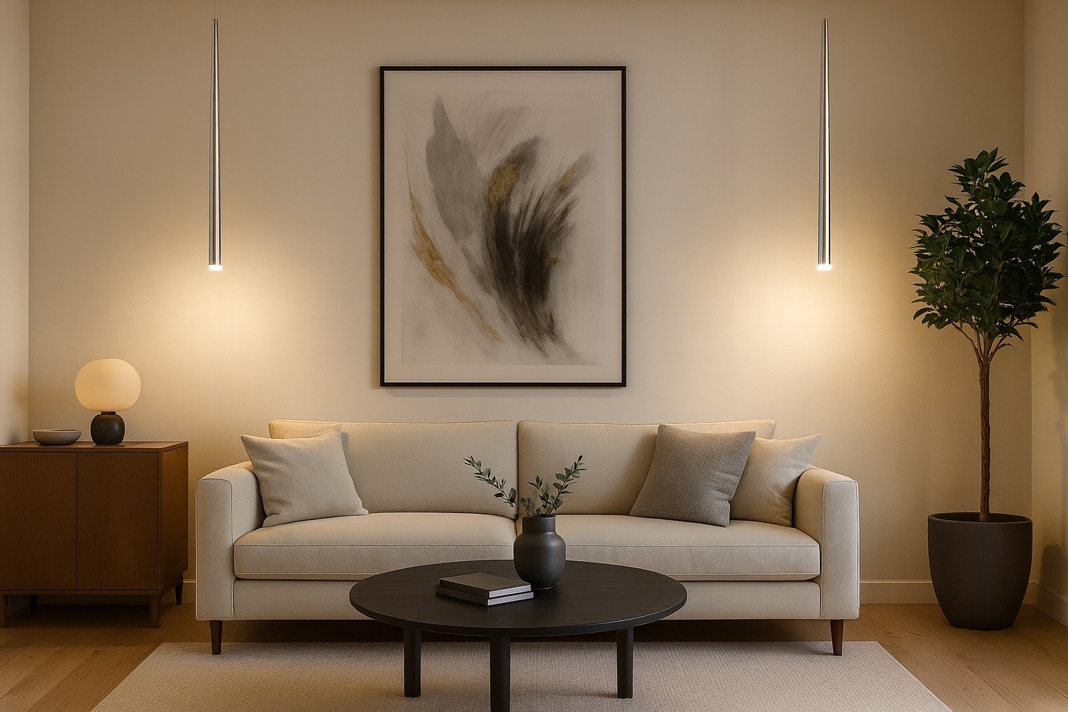 Lampa Louise 1 Chrom