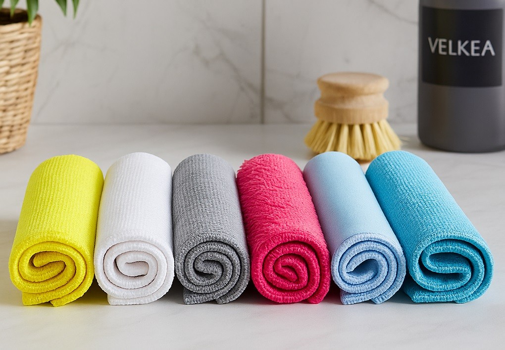Komplet 6 ściereczek uniwersalnych Soft Fibre VELKEA