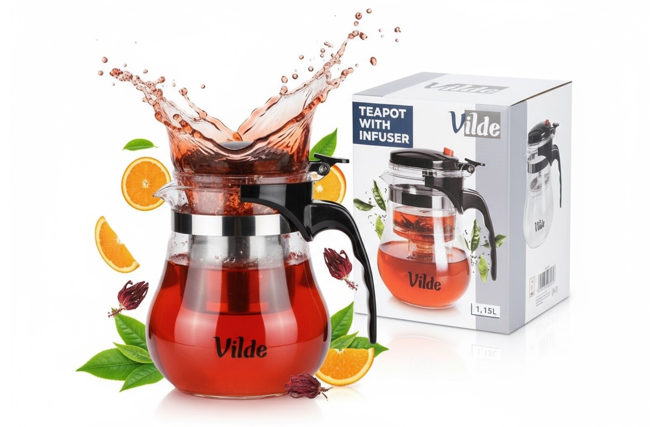 Dzbanek z zaparzaczem 1,15 L Vilde
