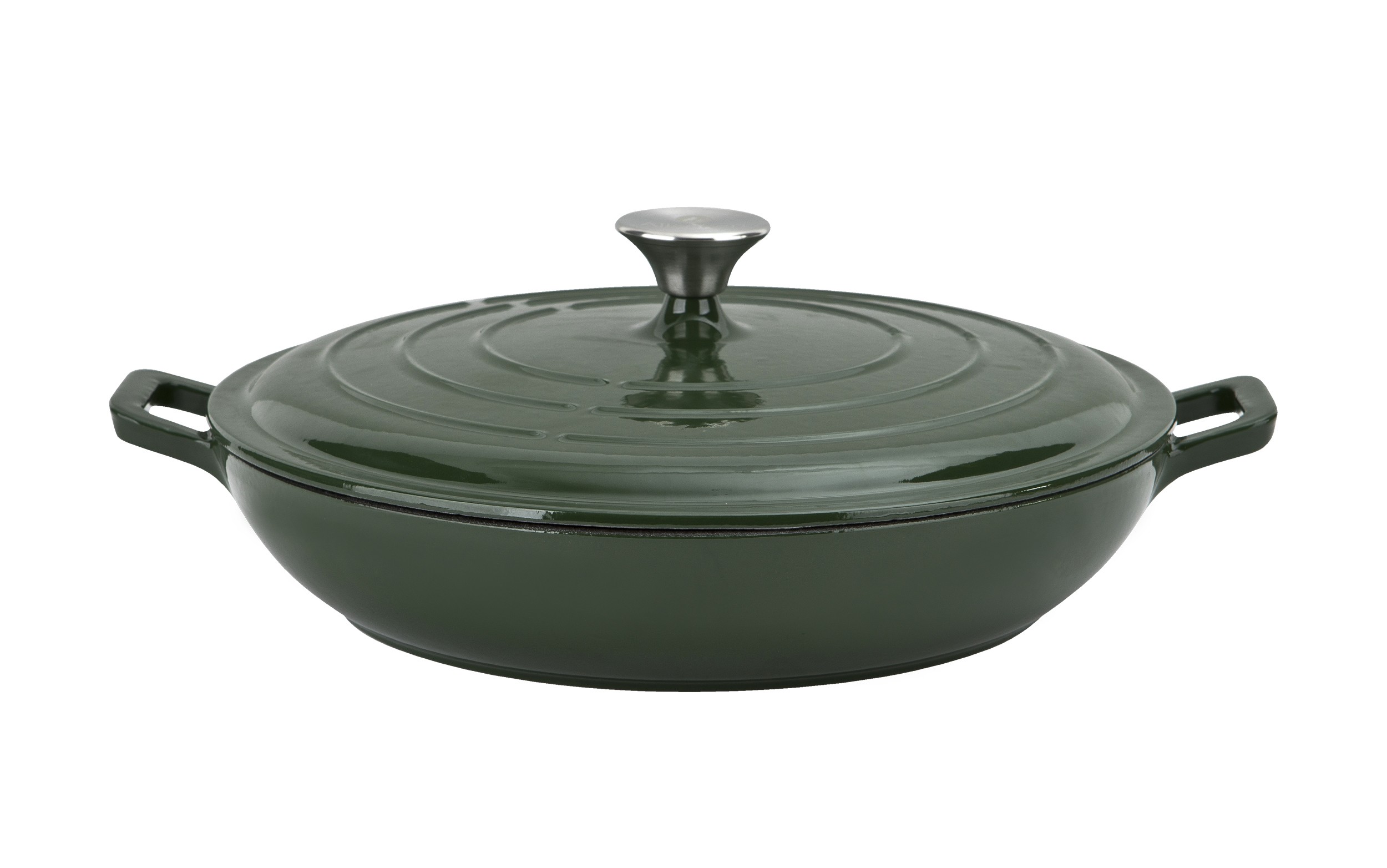 Brytfanna żeliwna 2,8 L niska VERDELUXE 8028