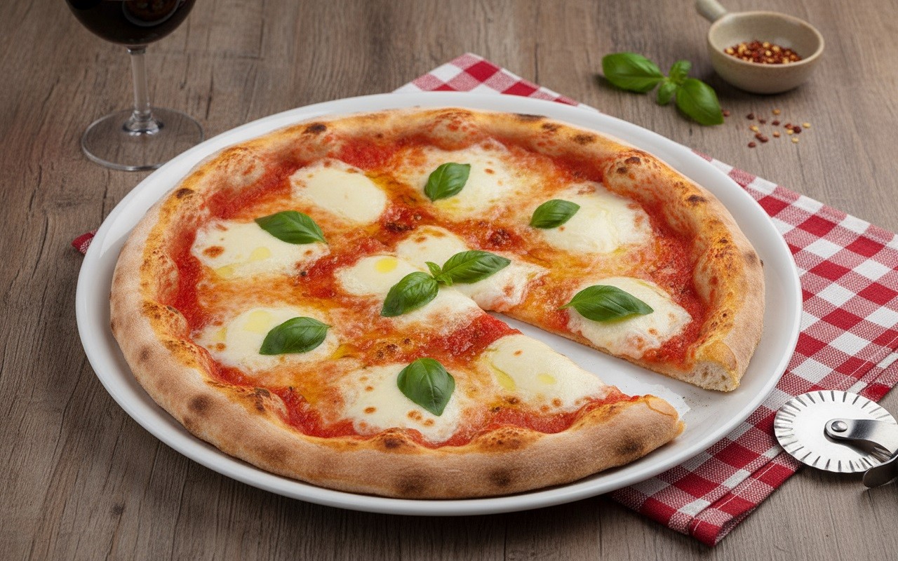 Talerz do pizzy 31 cm Napoli Bianco