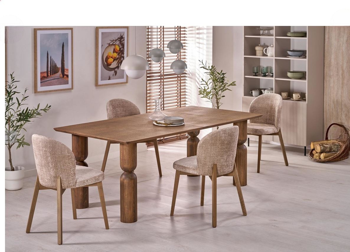 Stół rozkładany Melton 200-300x110x76cm Orzech Jasny