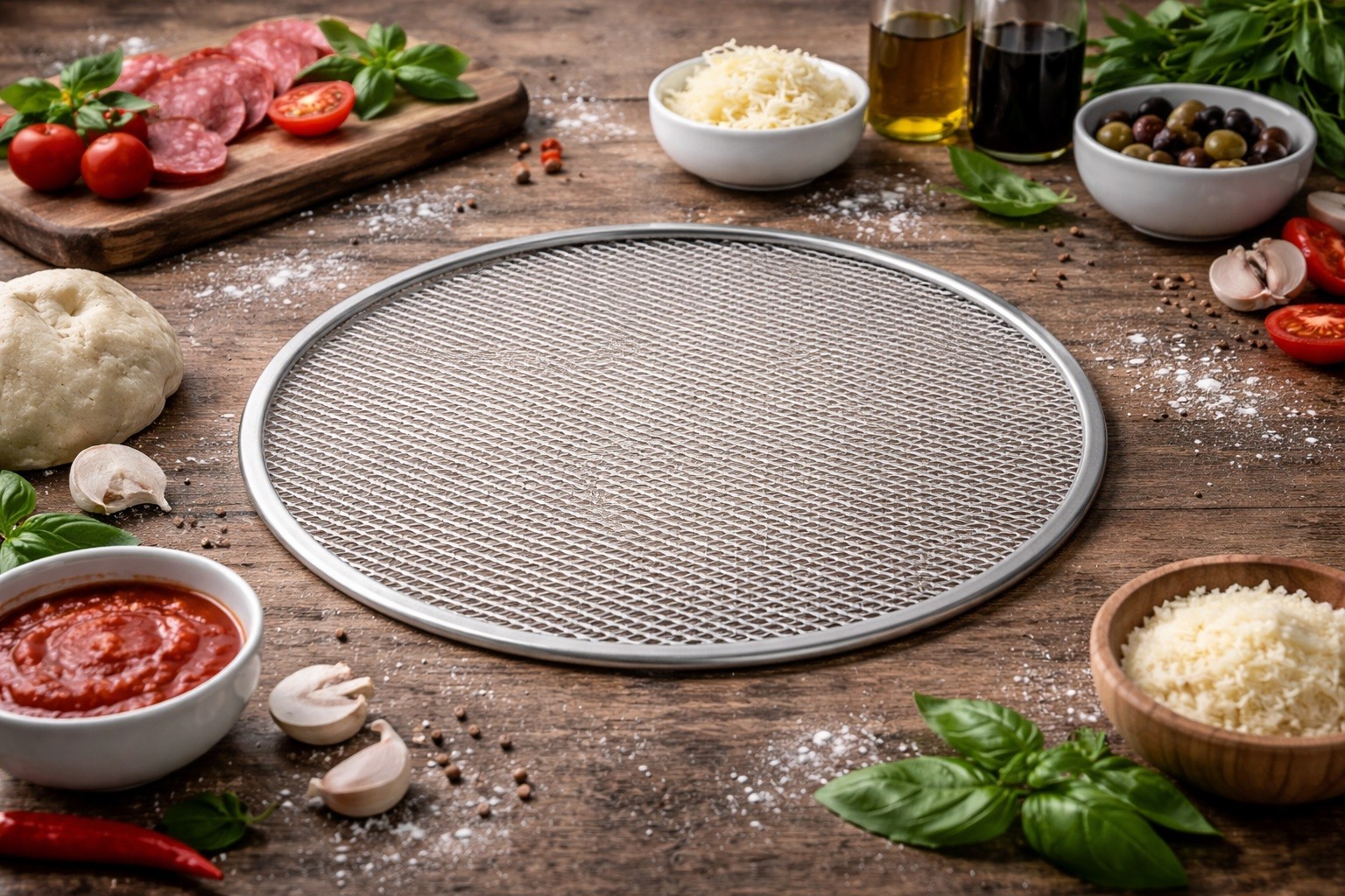 Siatka do pizzy 35cm Yato