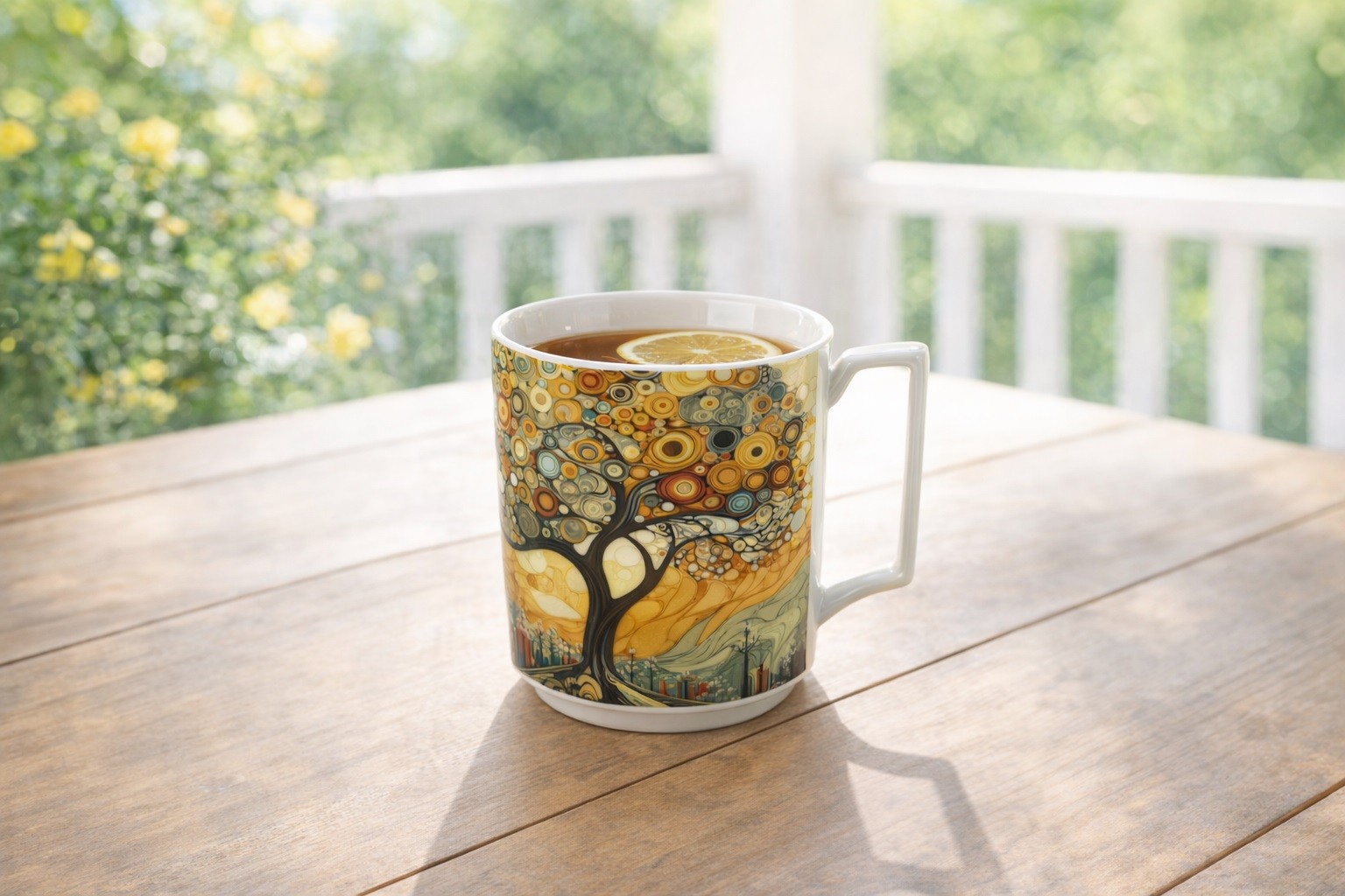 Kubek porcelanowy 450 ml Modern Tree