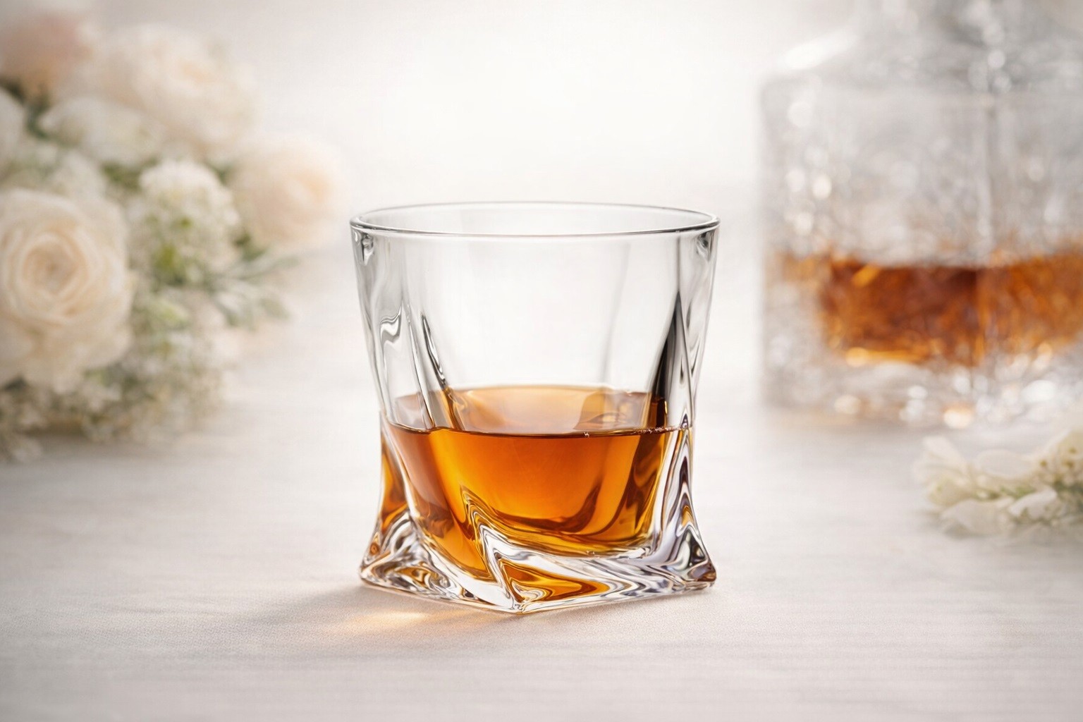 Szklanka kryształowa do whisky 340 ml Quadro Bohemia