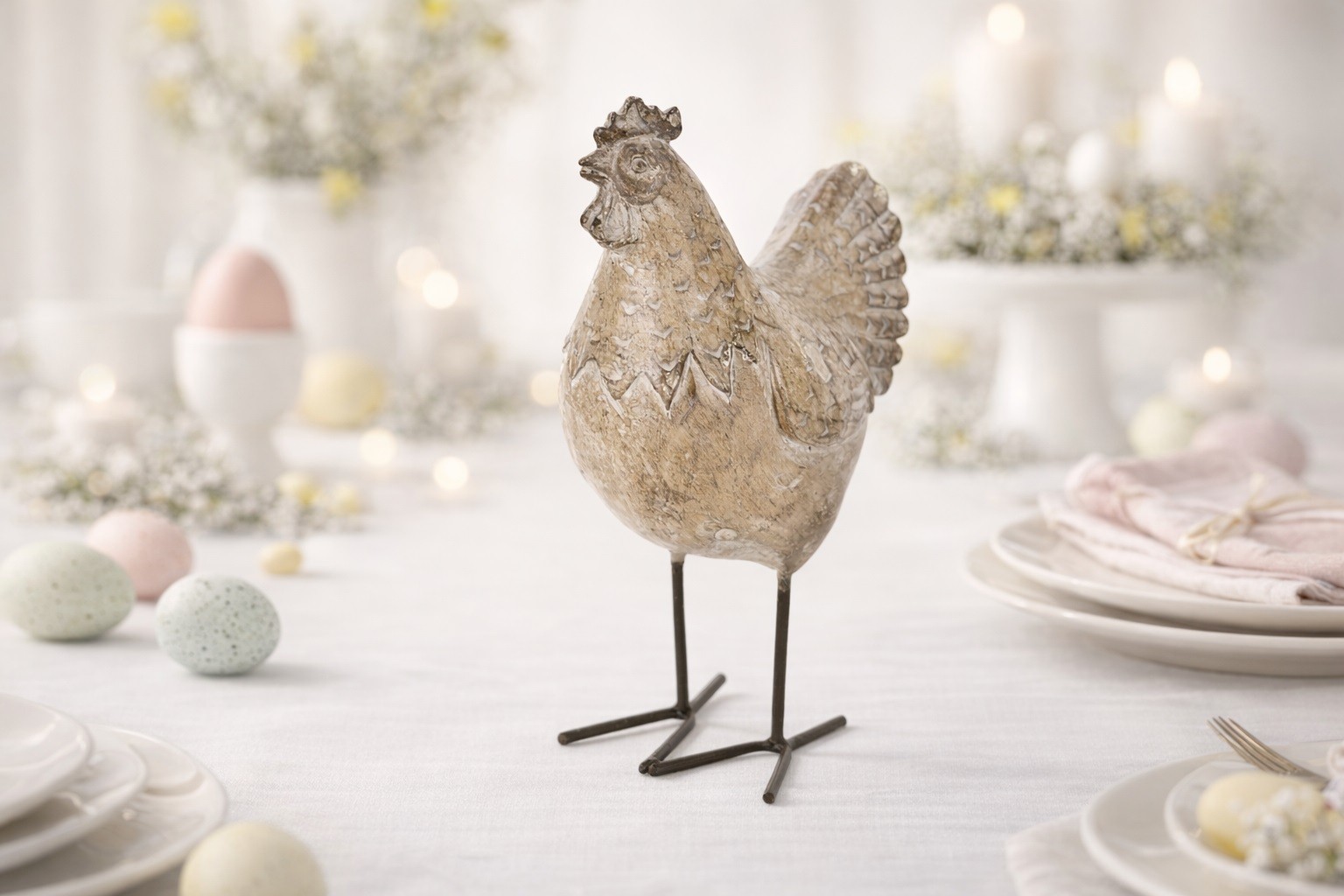 Figurka dekoracyjna Kura 18,5 cm GJ0012