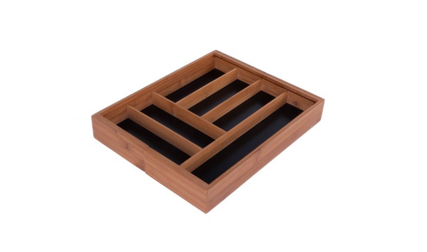 Organizer na sztućce do szuflady 35-57 cm rozsuwany Kesper 59085