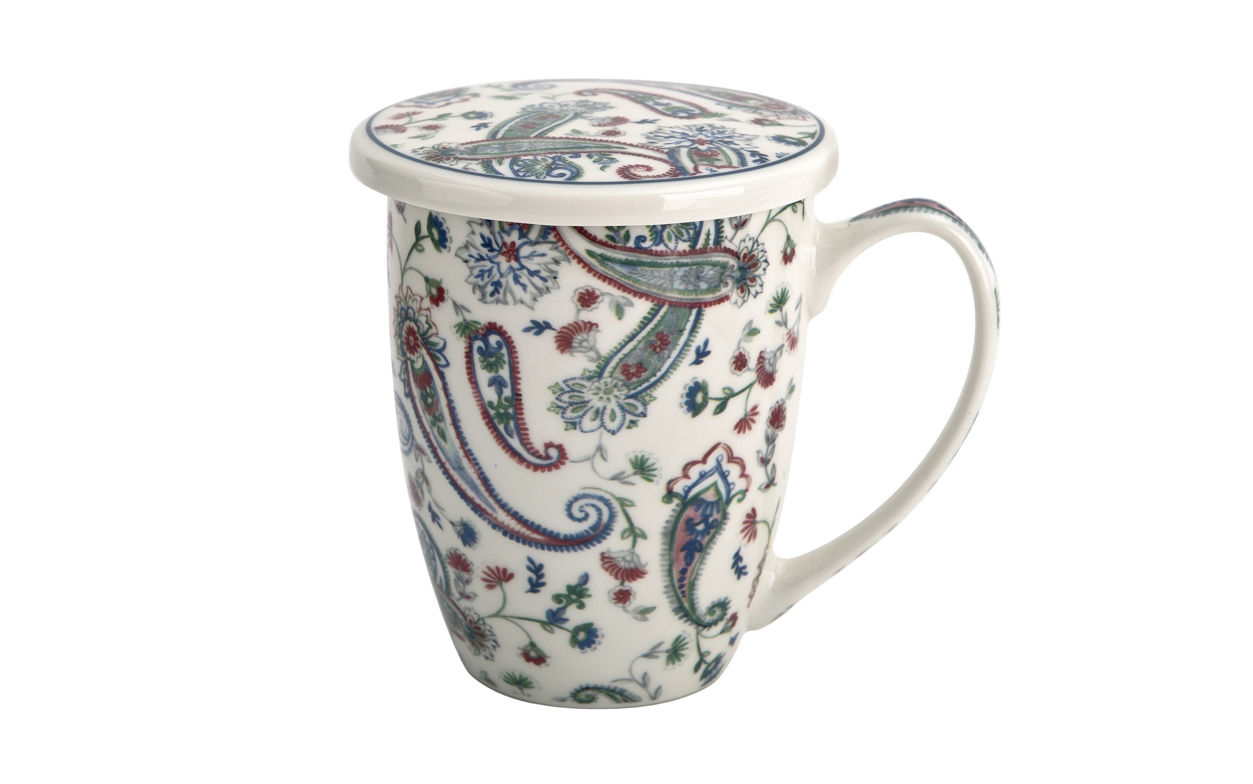 Kubek porcelanowy 360 ml z zaparzaczem Liberty