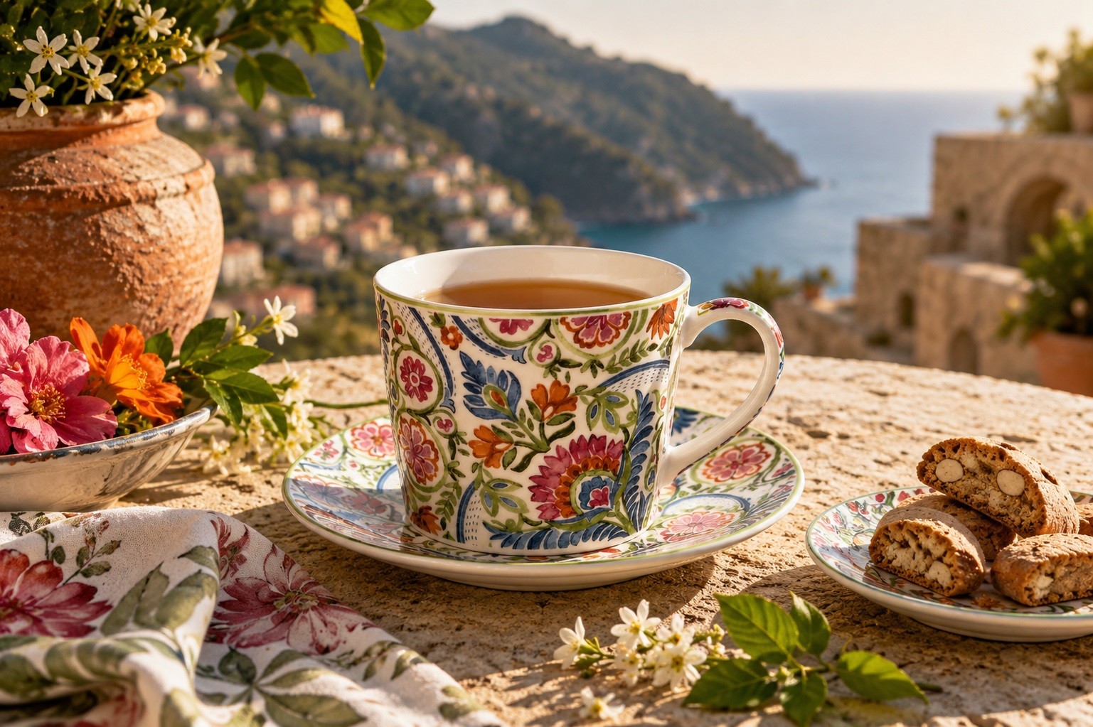Filiżanka porcelanowa 240 ml + spodek Mayflower