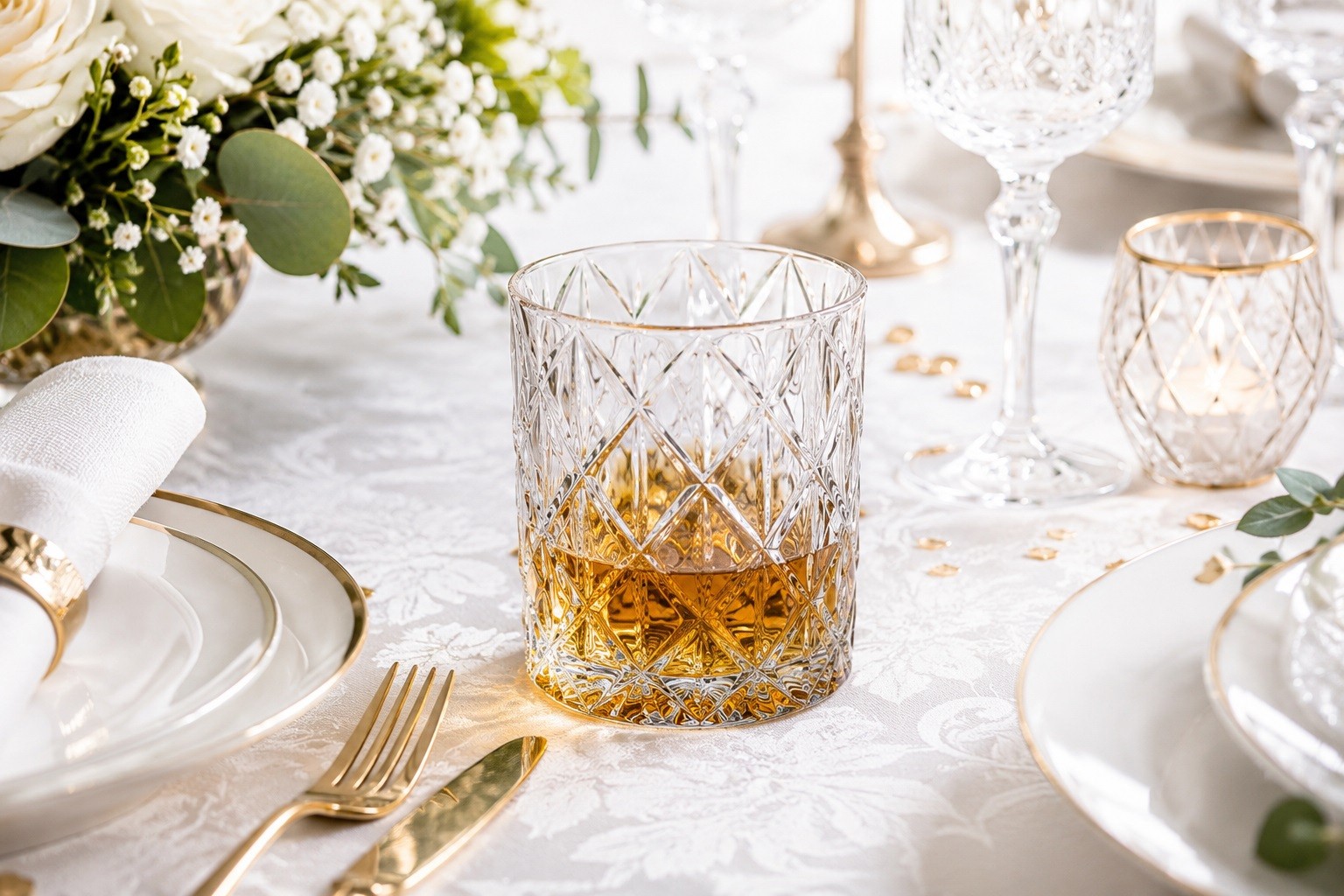 Szklanka kryształowa do whisky 350 ml Memphis